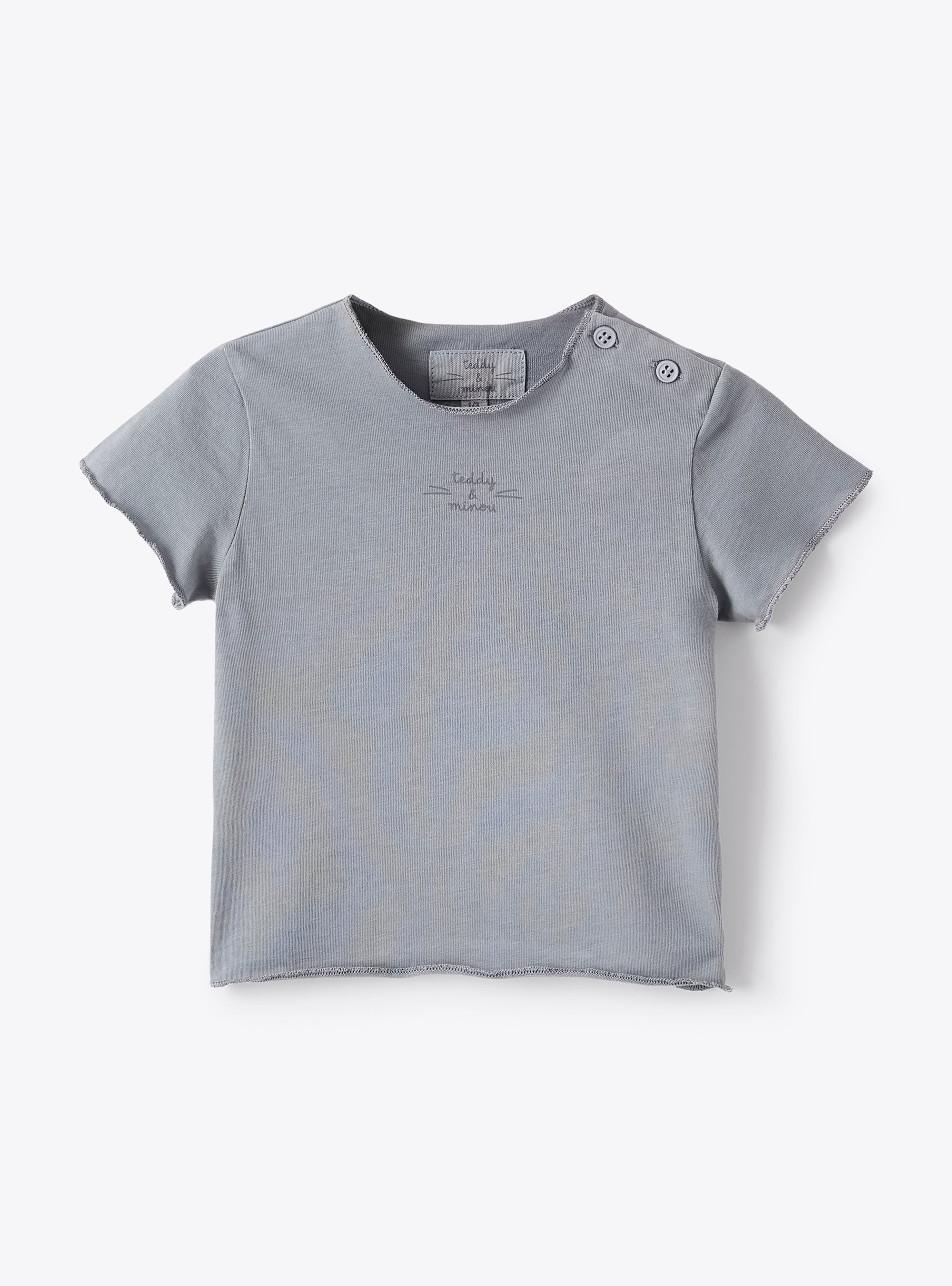 T-shirt in organic cotton with logo - T-shirts - Il Gufo