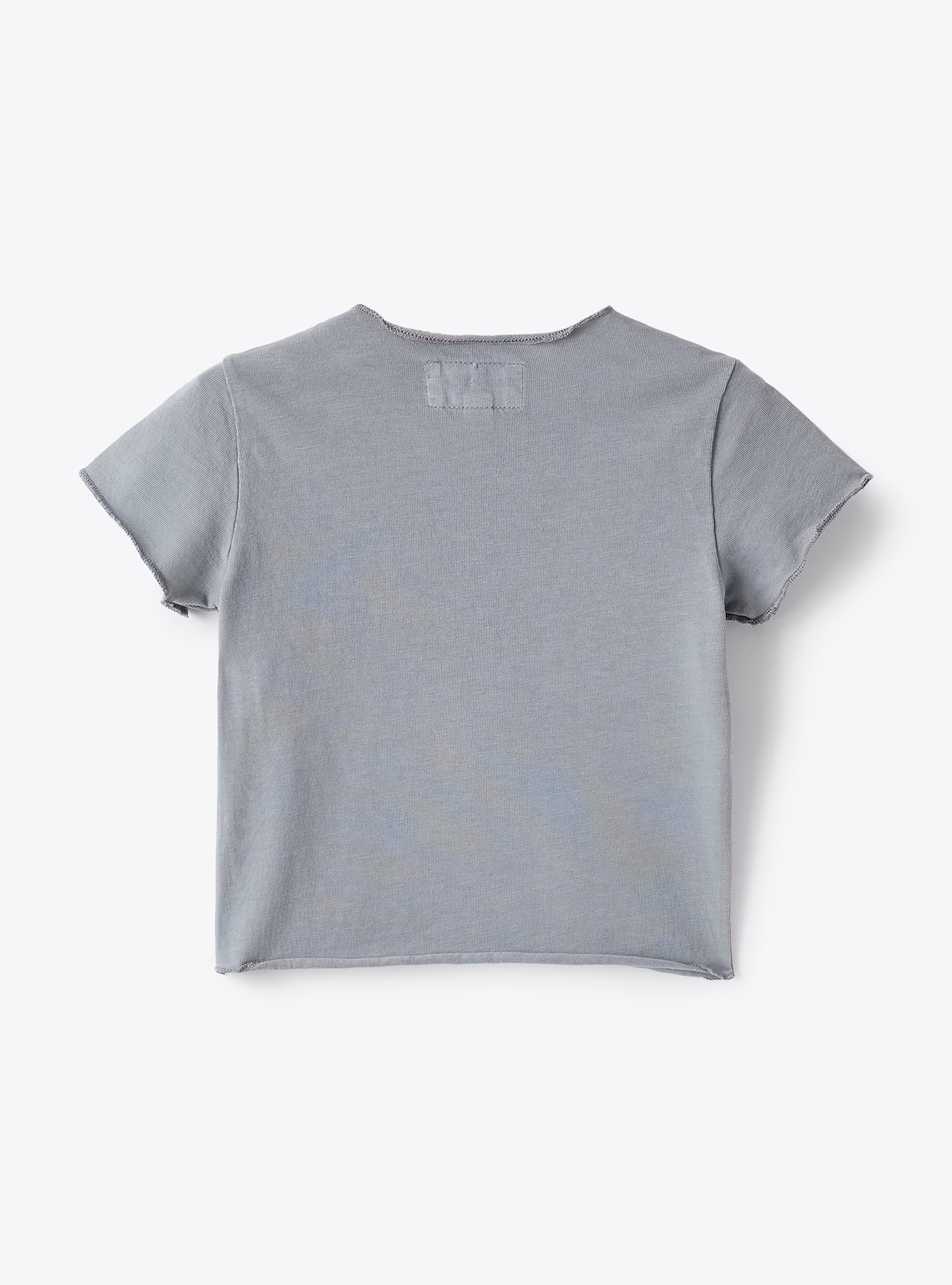 T-shirt in organic cotton with logo - Grey | Il Gufo