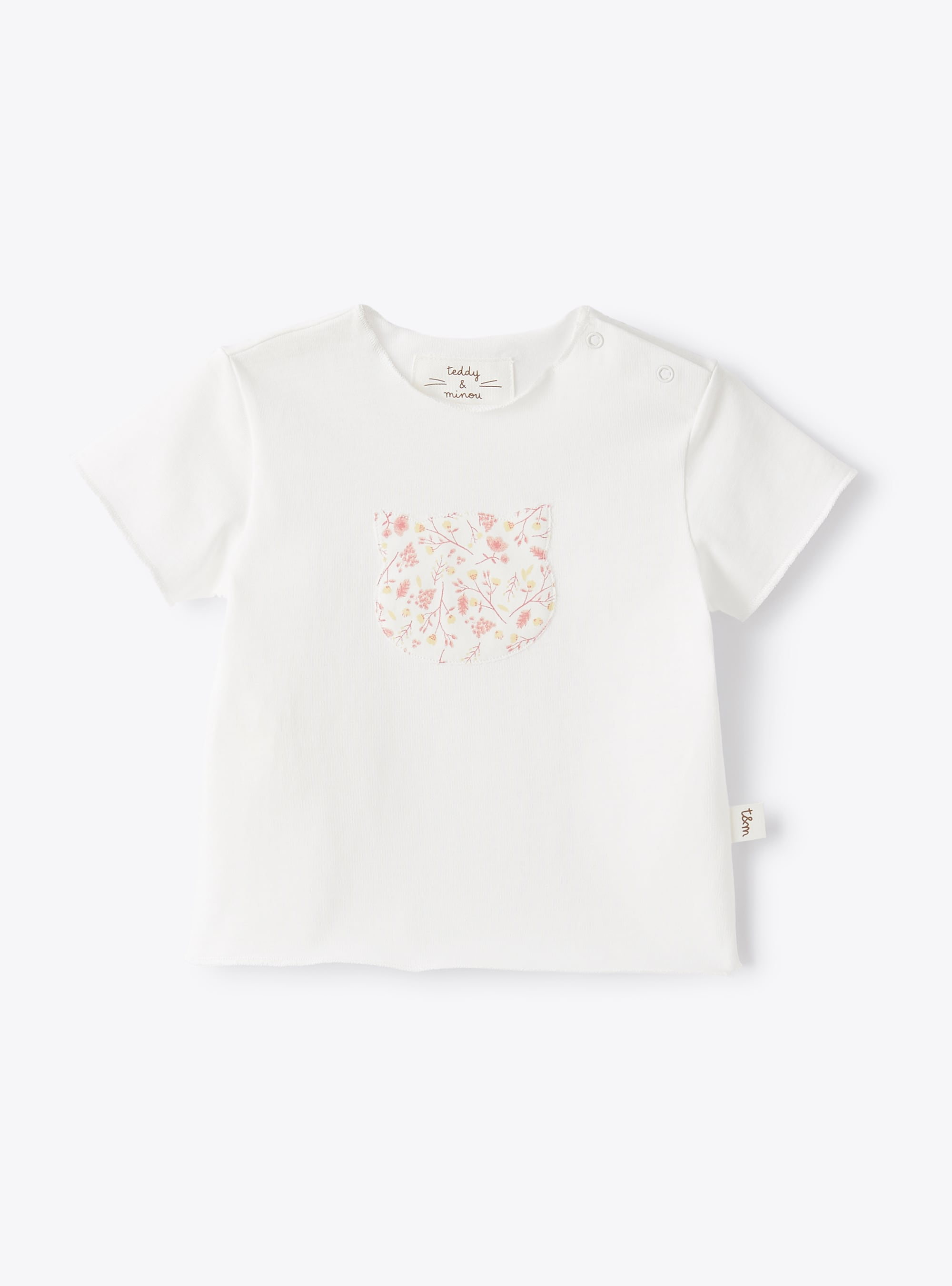 T-shirt with kitten detail - T-shirts - Il Gufo