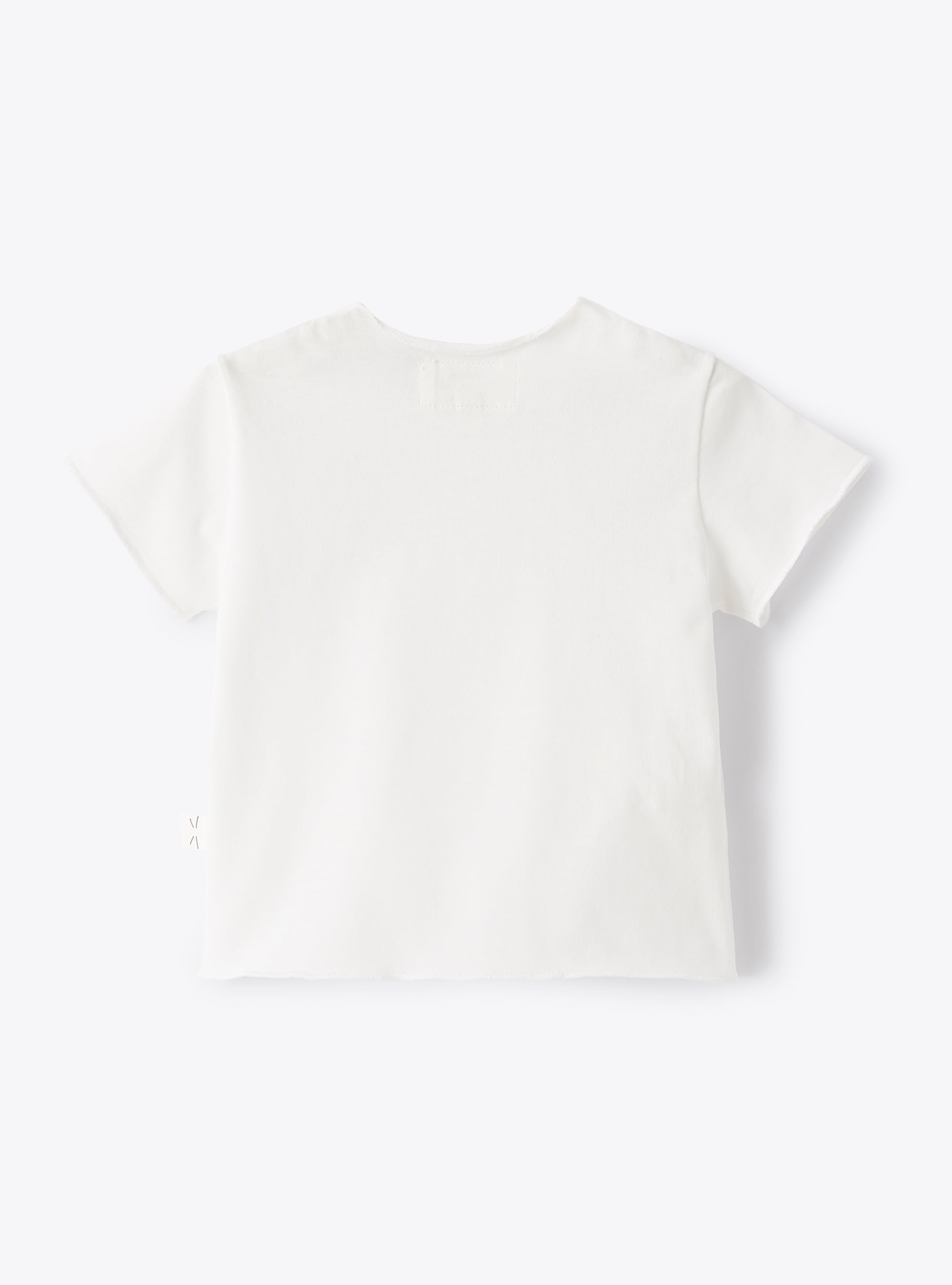 T-shirt with kitten detail - White | Il Gufo