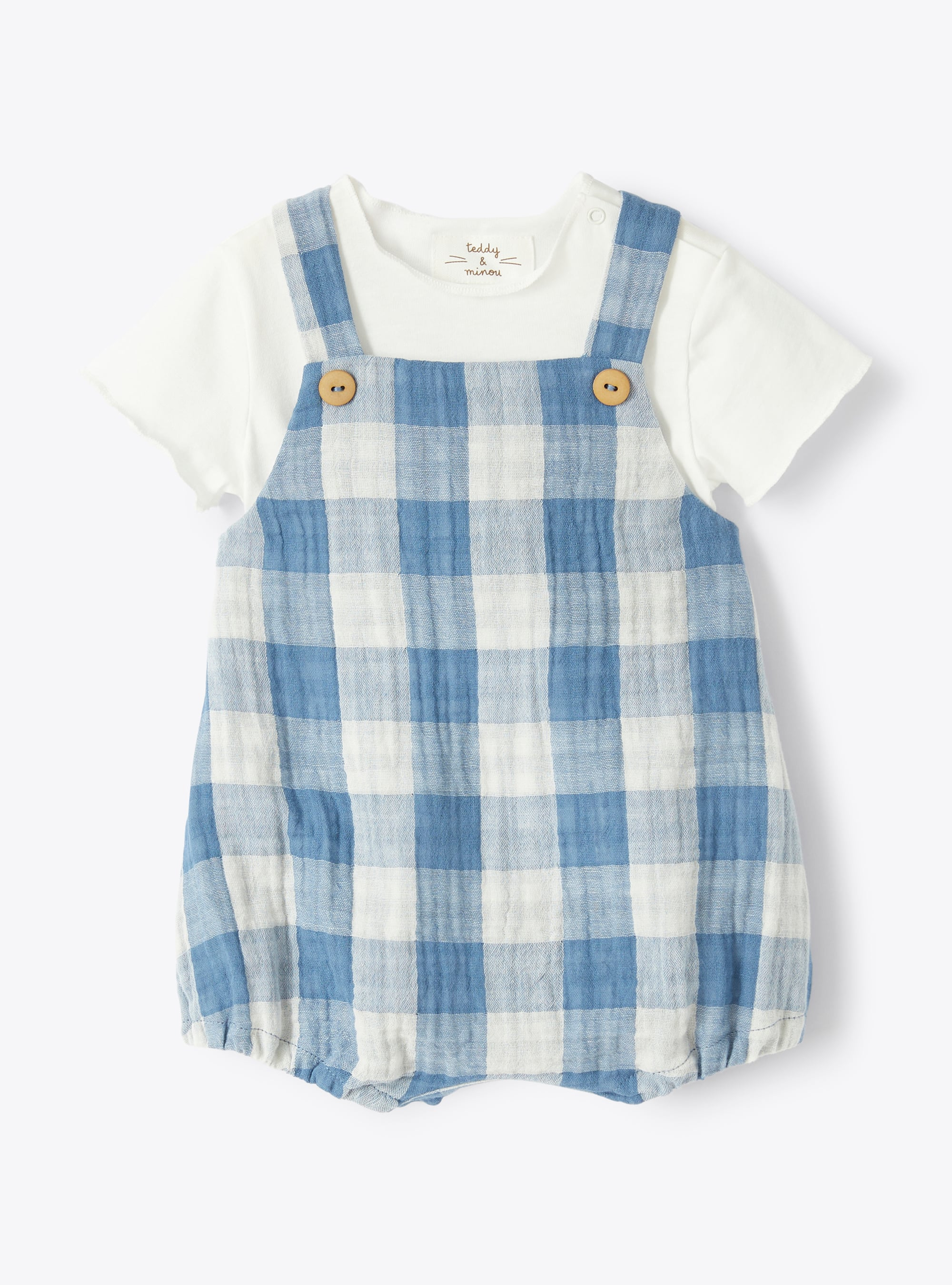 Two-piece set with dungarees - Two-piece sets - Il Gufo