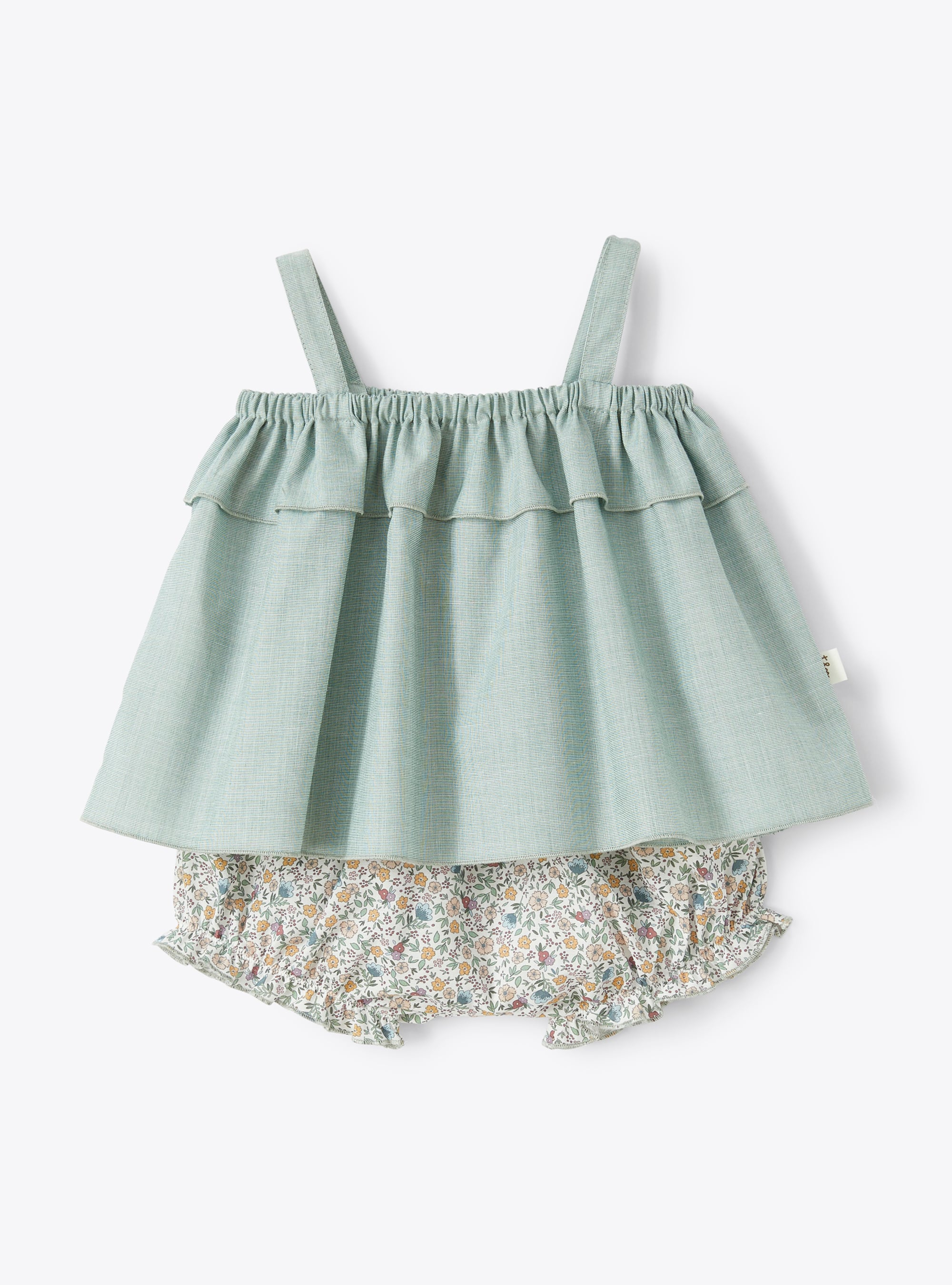 Two-piece set in dual-textured fabric - COMPLETO DUE PEZZI - Il Gufo