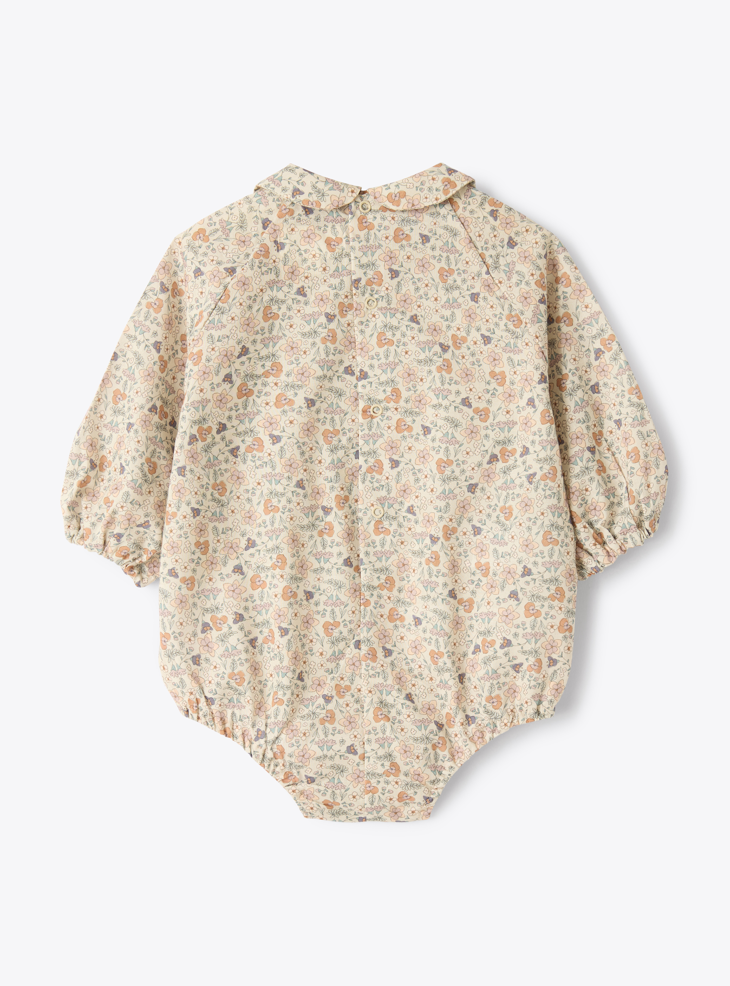 Organic cotton bodysuit - Beige | Il Gufo