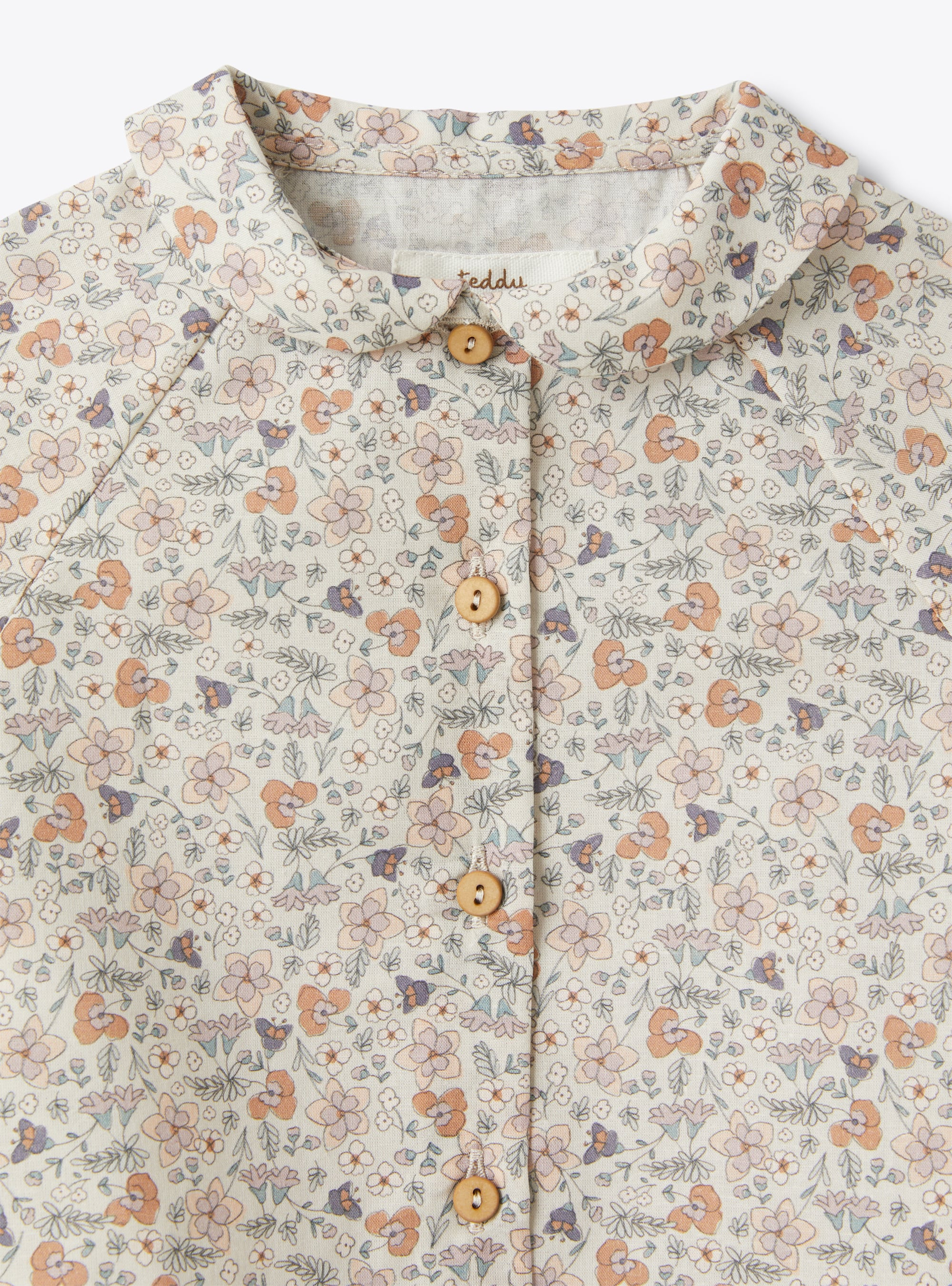 Organic cotton shirt - Beige | Il Gufo