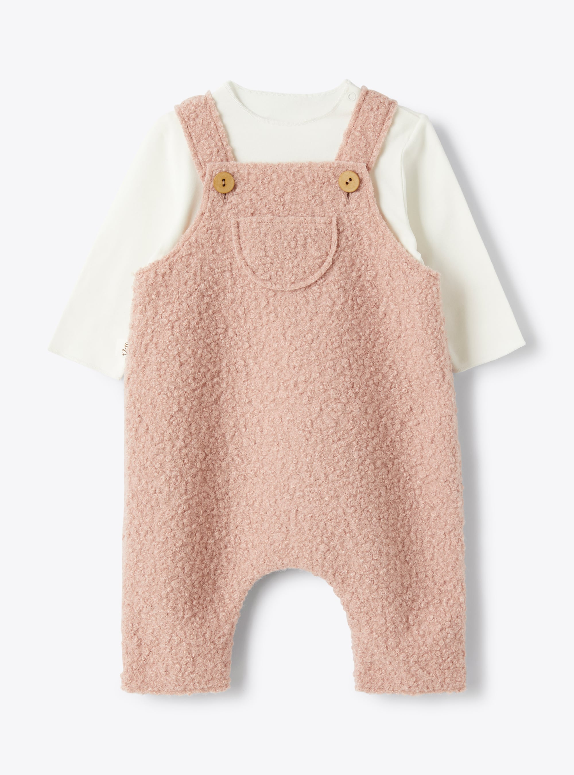 Set in organic cotton jersey and bouclé fabric - Two-piece sets - Il Gufo