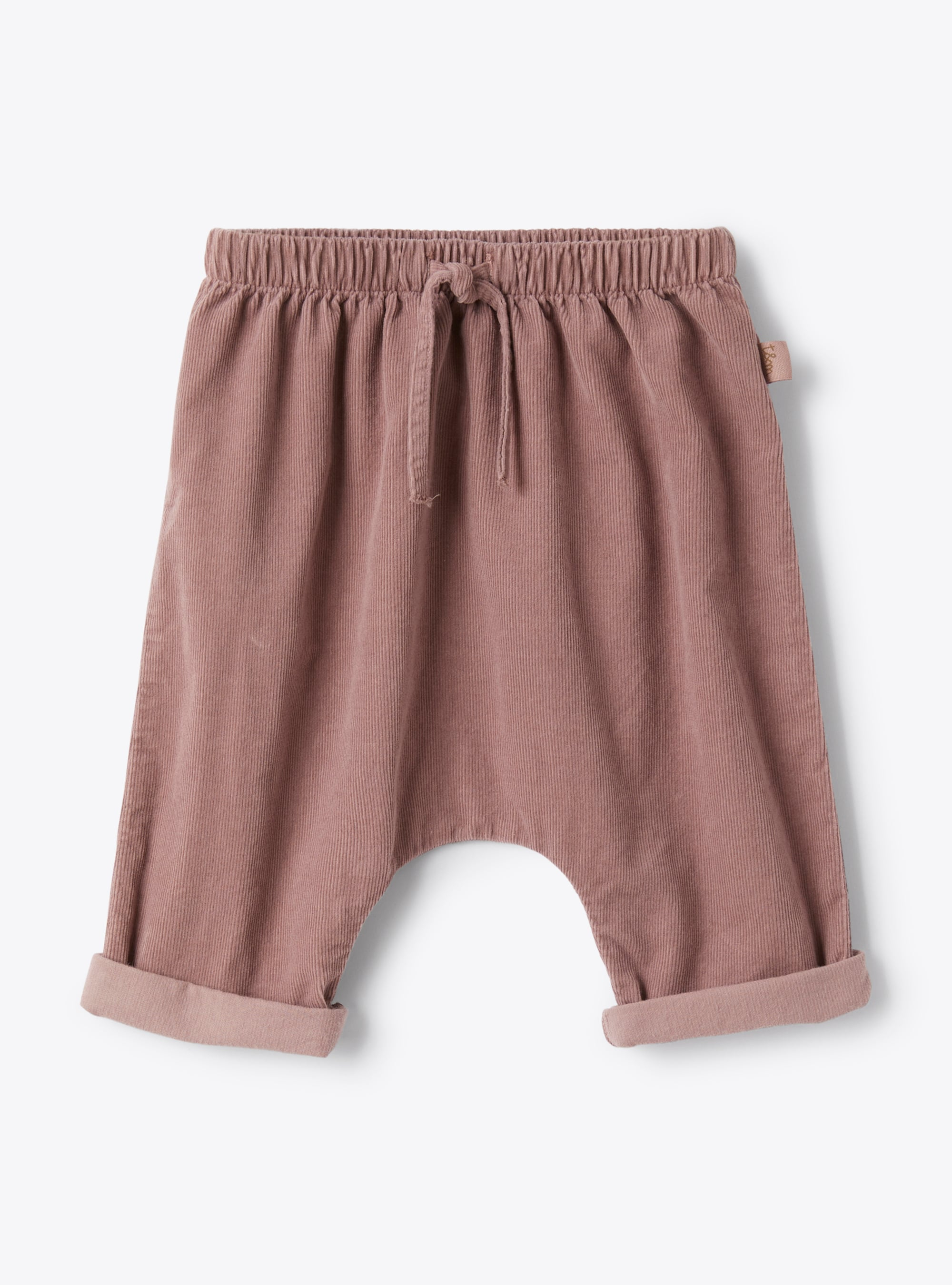 Gerippte recycelte Baumwollcordhose - VIOLETT | Il Gufo