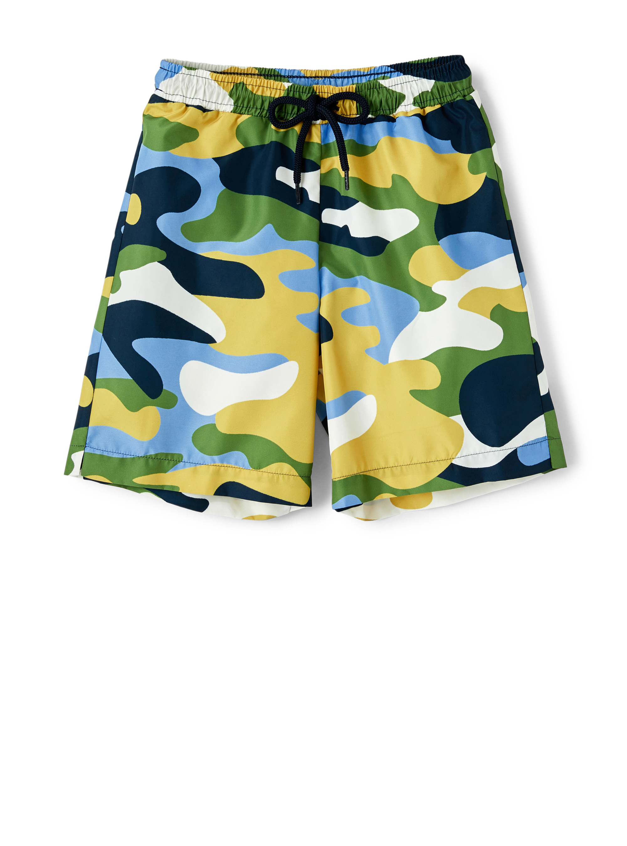 Camouflage print swim suit - Blue | Il Gufo
