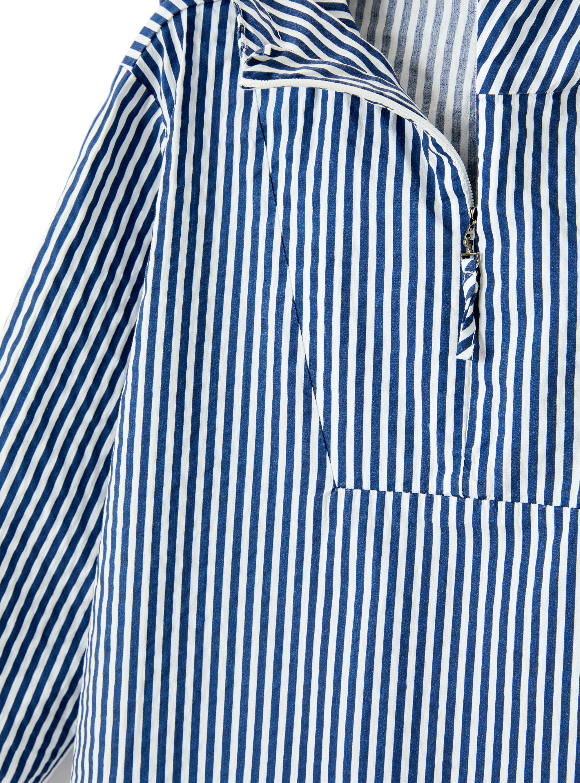 Striped shirt with hood - White | Il Gufo