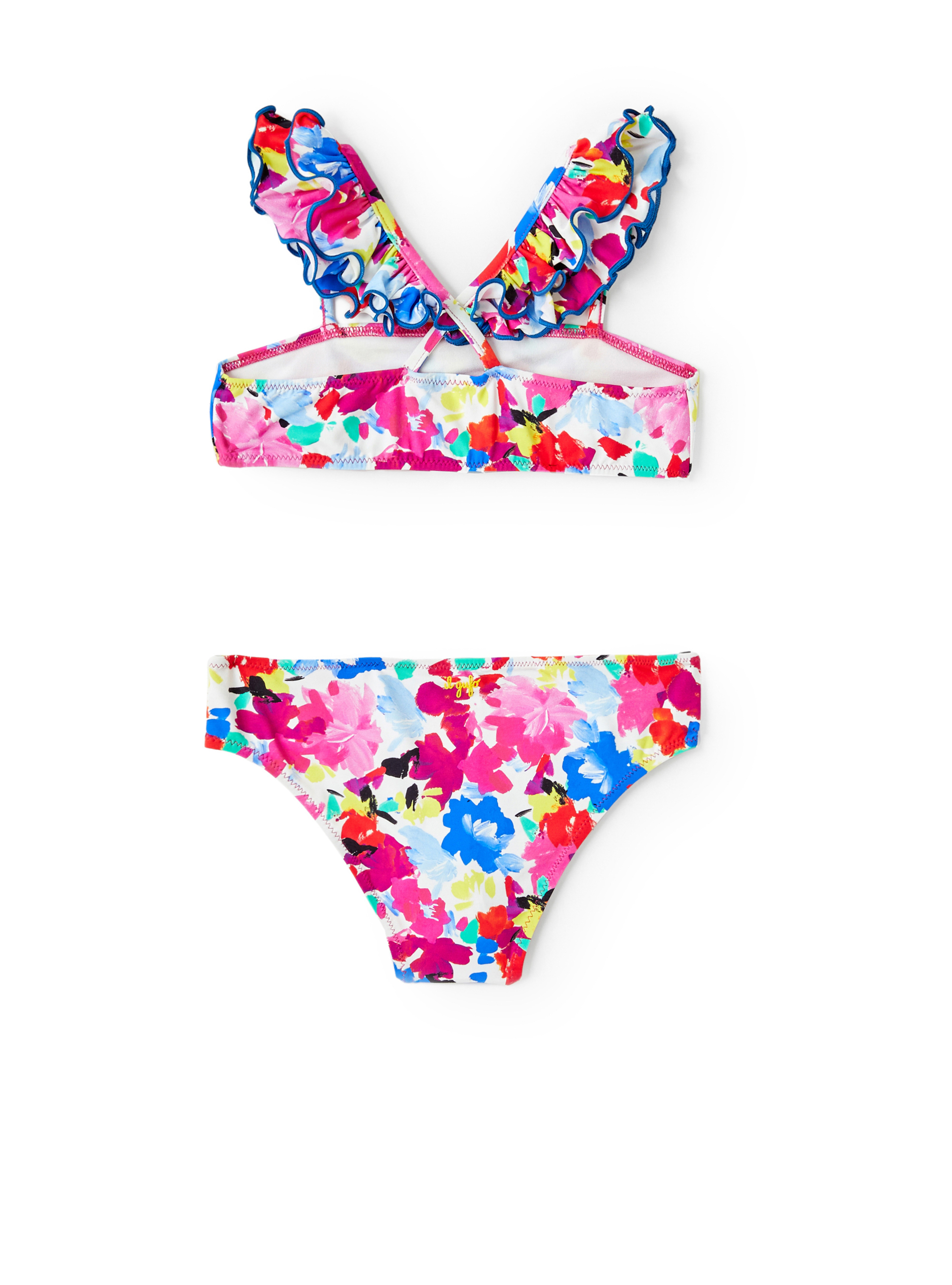 Bikini en lycra à leurs - Multicolor | Il Gufo