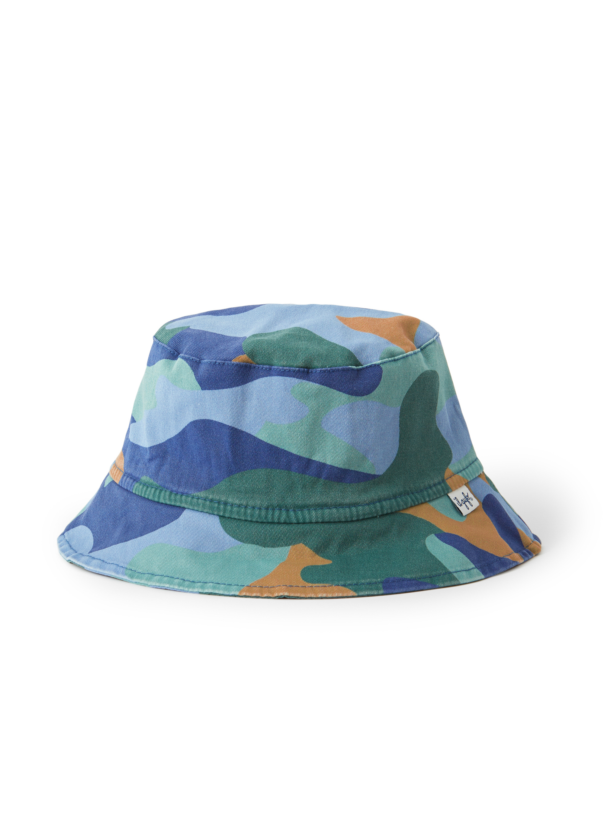 Chapeau de pêcheur camouflage - Bleu | Il Gufo