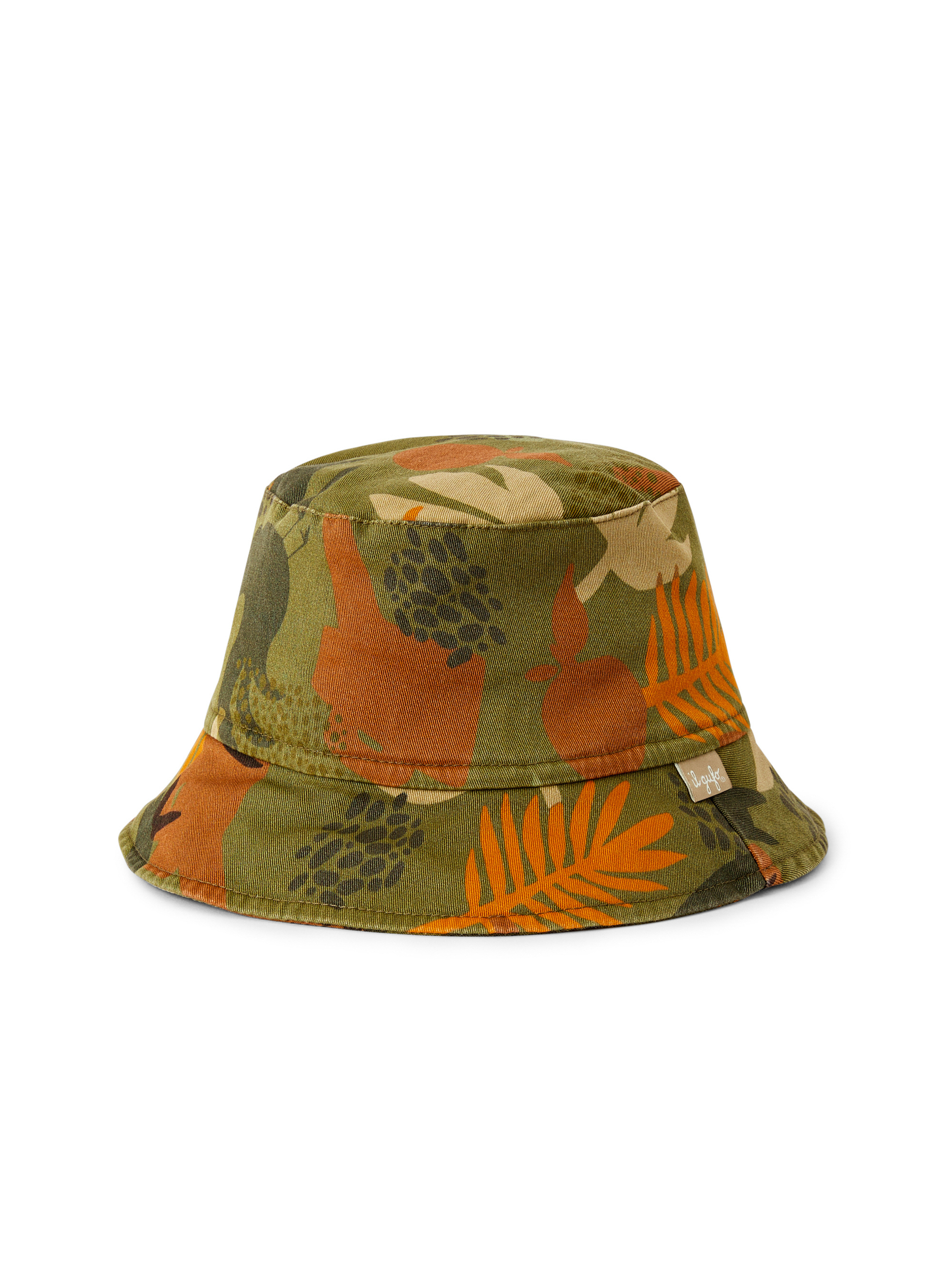 Khaki patterned fisherman hat - Green | Il Gufo