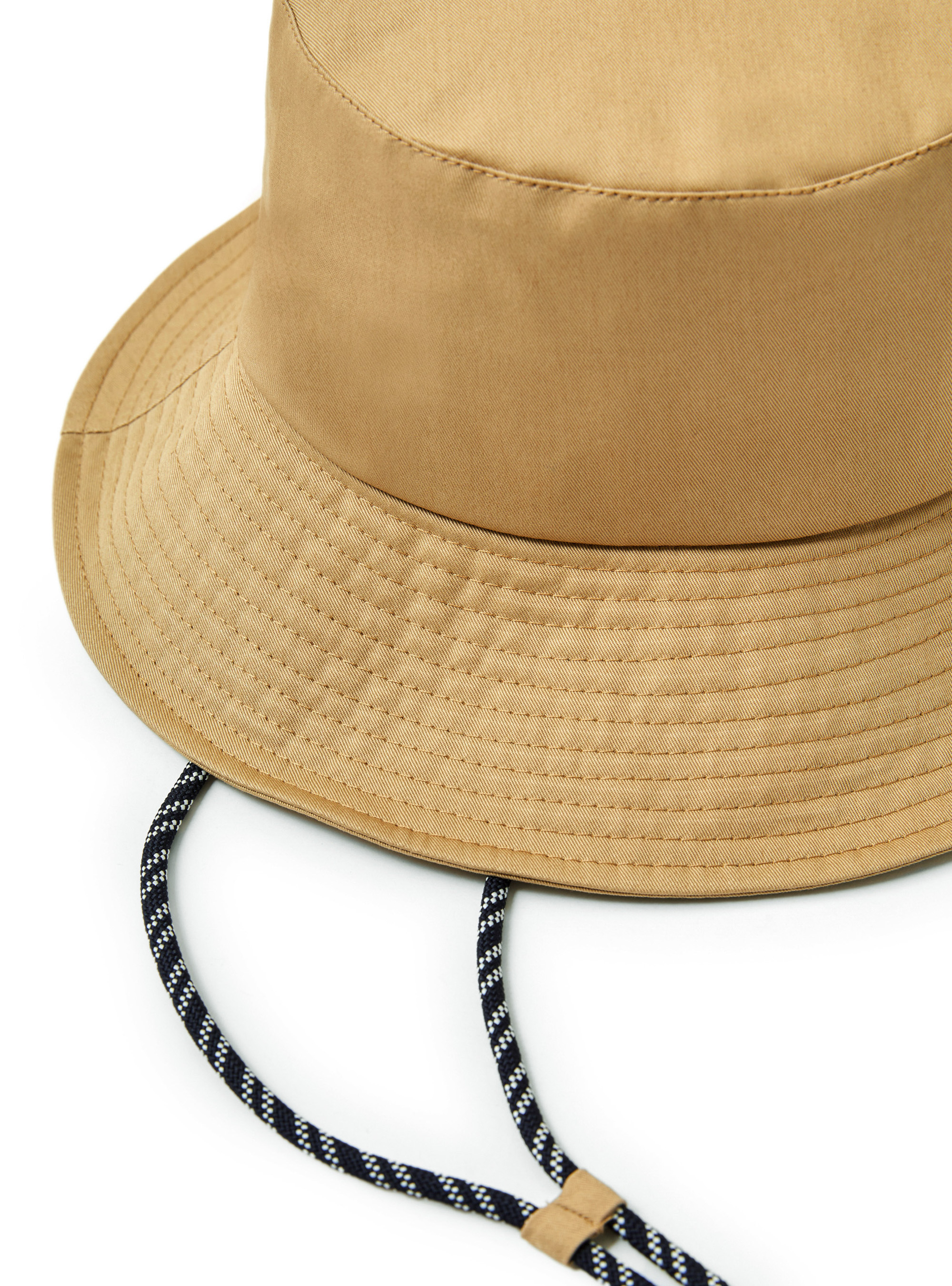 Beige cotton fisherman hat - Brown | Il Gufo
