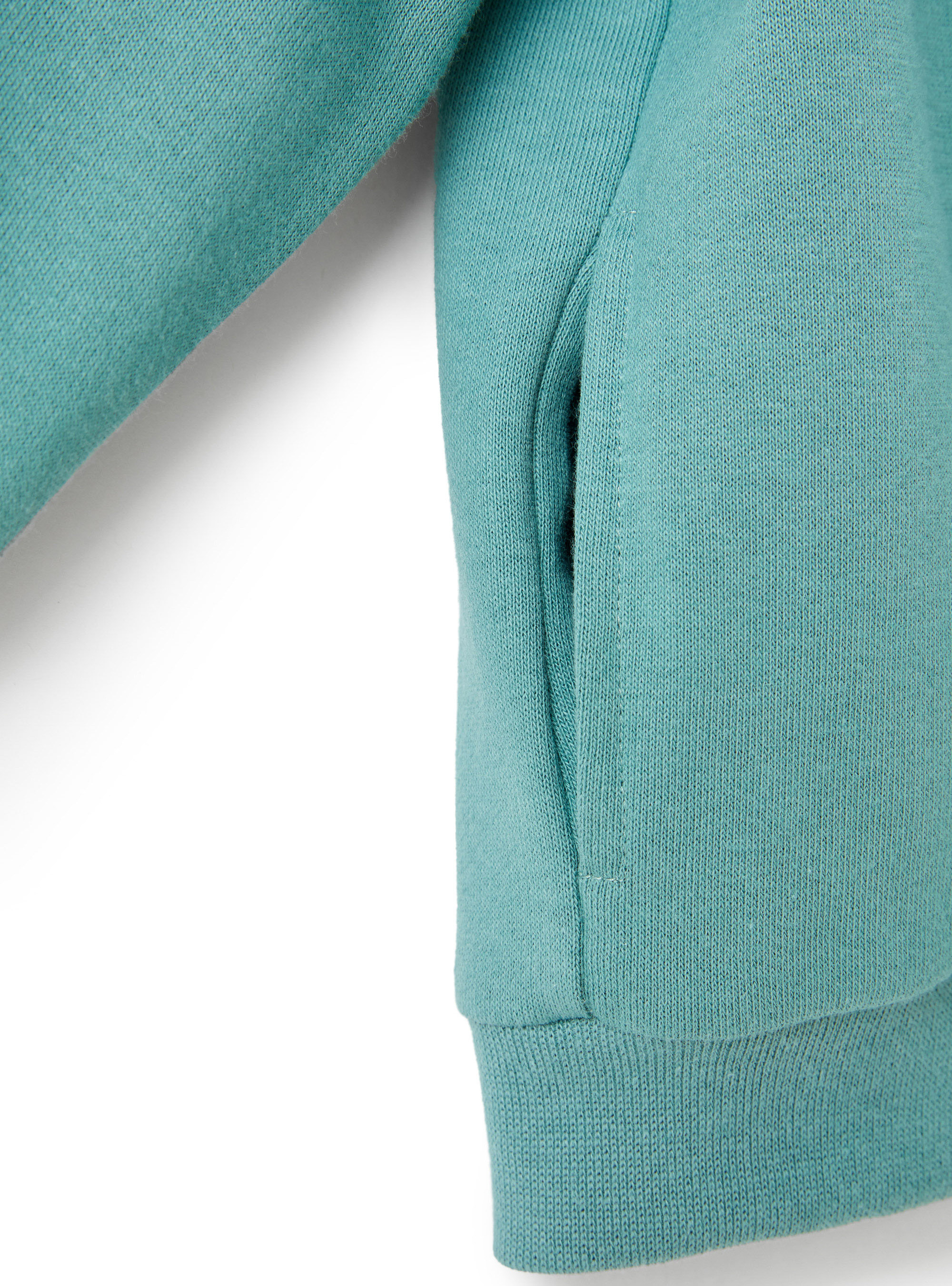 Sweat-shirt avec capuche et imprimé patineur - Vert | Il Gufo