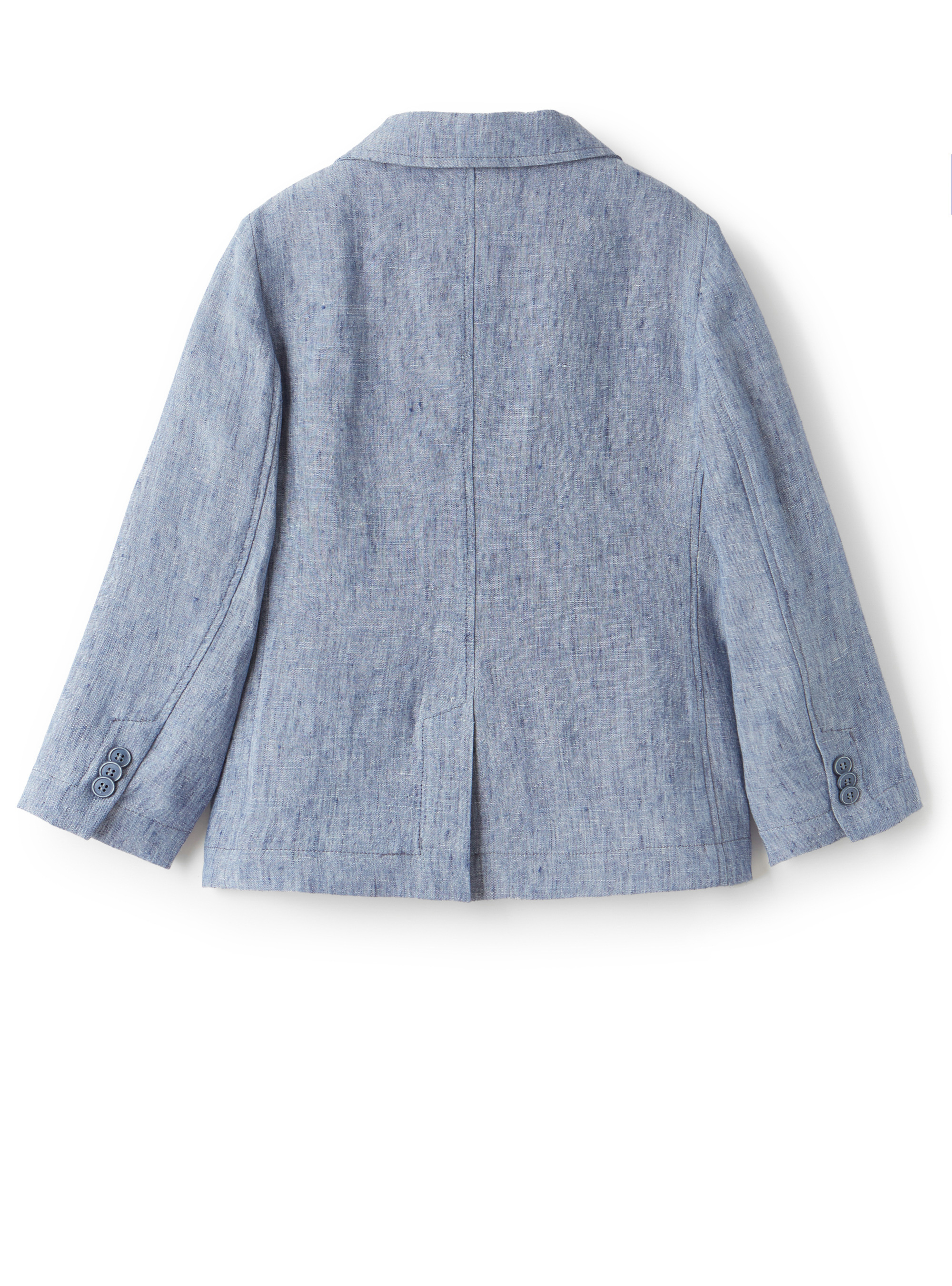Light blue 100% linen jacket - Blue | Il Gufo