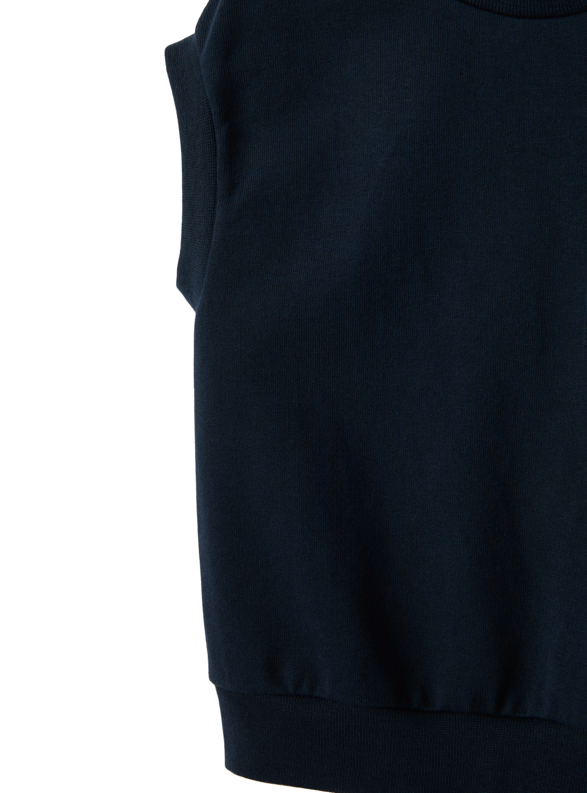 Blue fleece vest with pocket - Blue | Il Gufo