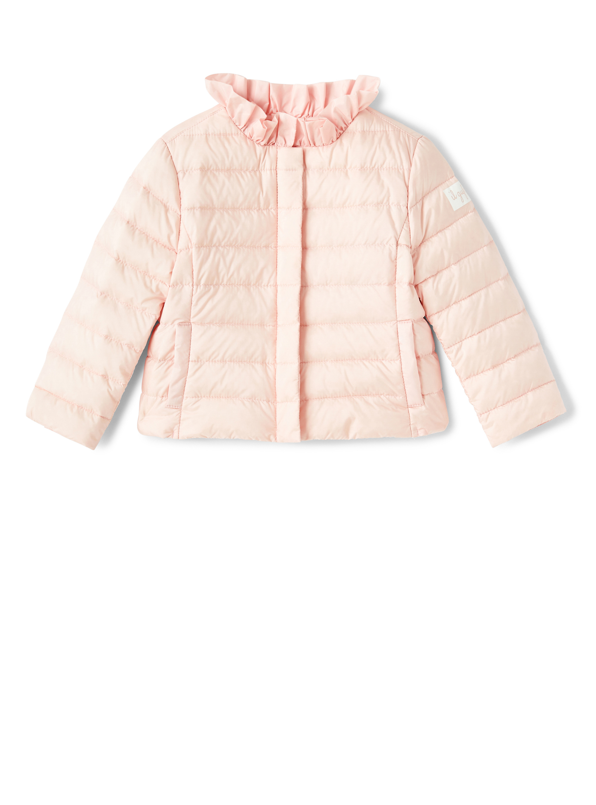 Baby pink nylon lightweight down jacket - Pink | Il Gufo