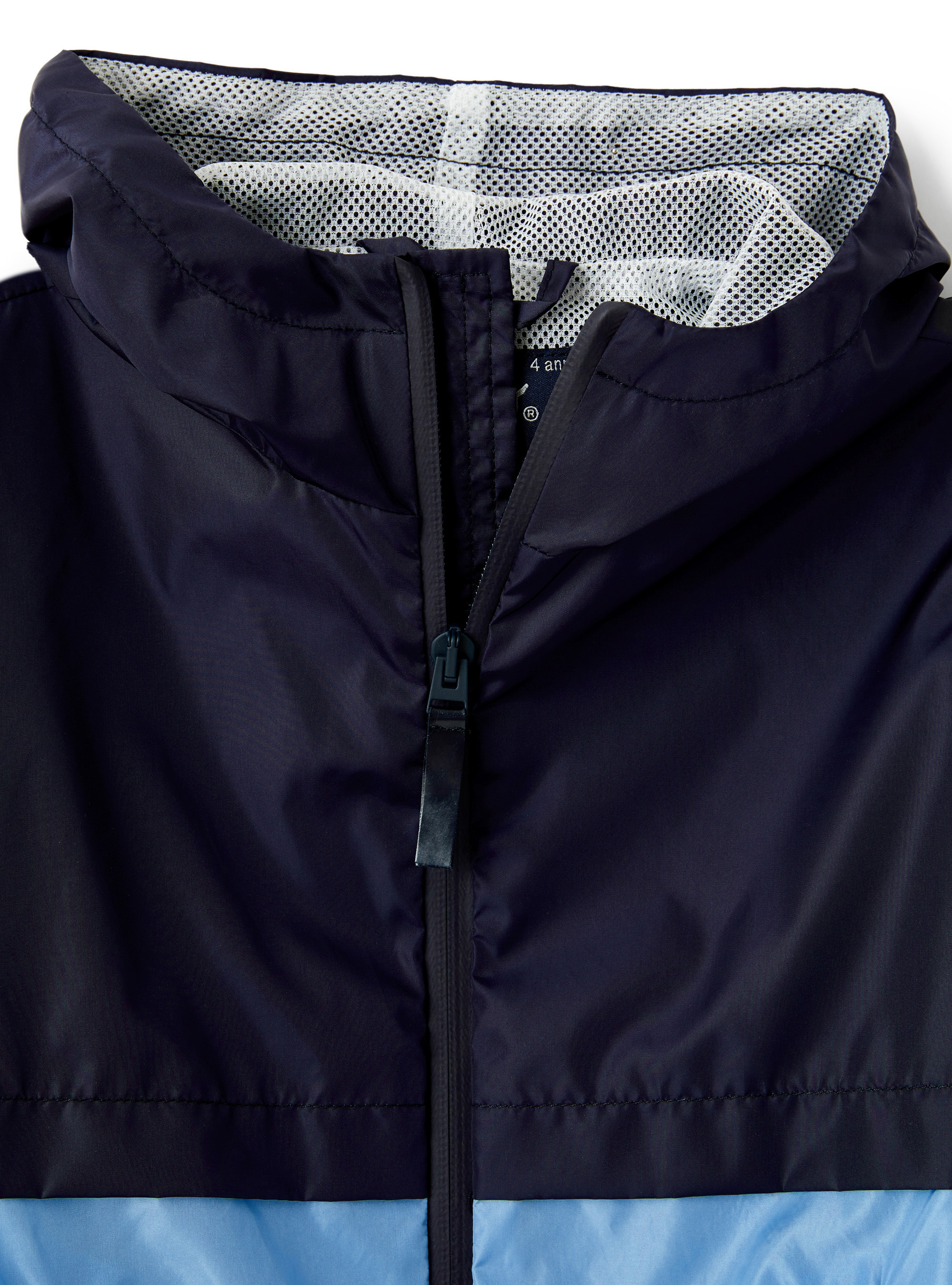 Two-tone taffeta jacket - Blue | Il Gufo