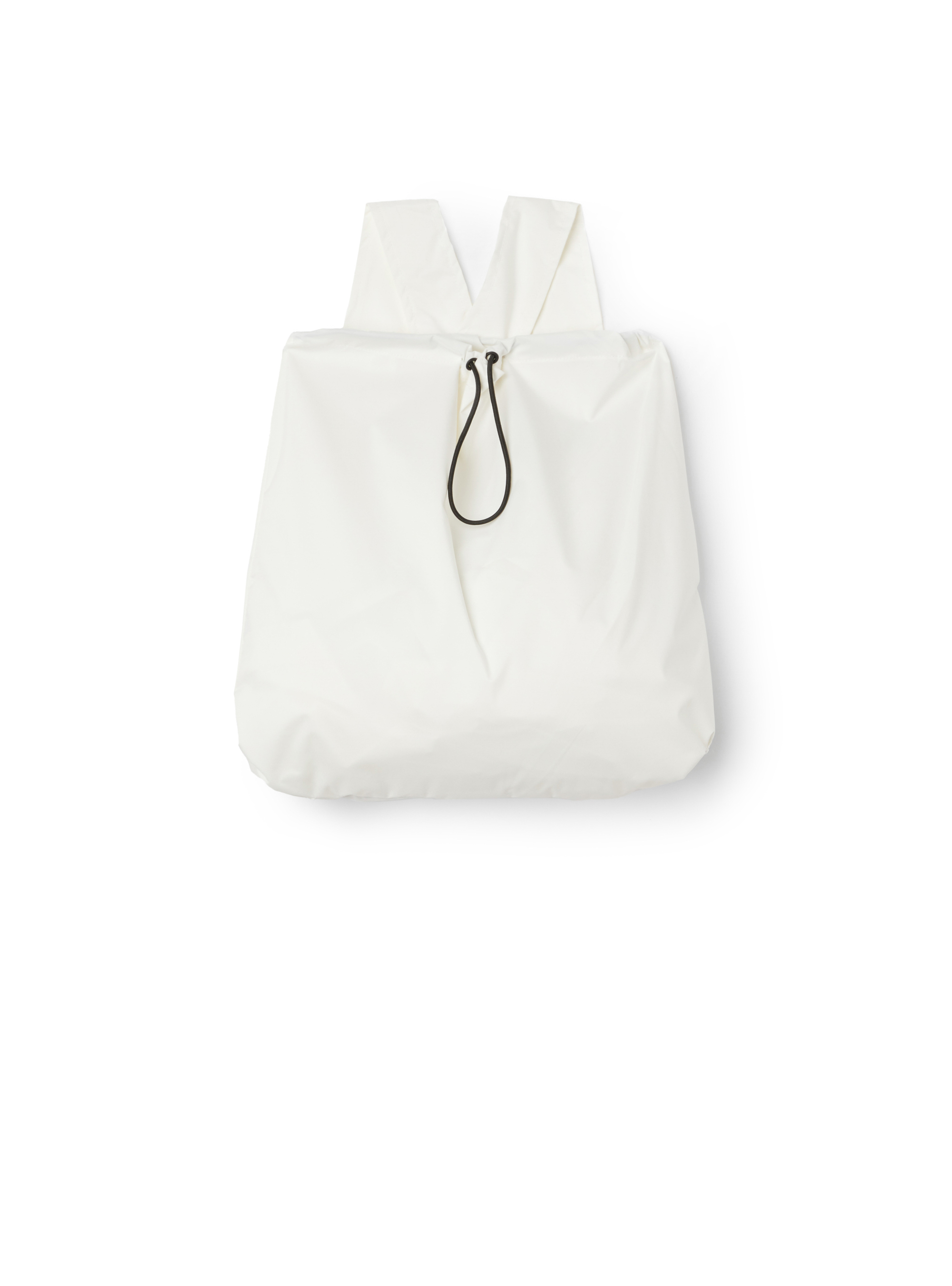 White nylon jacket with hood - White | Il Gufo