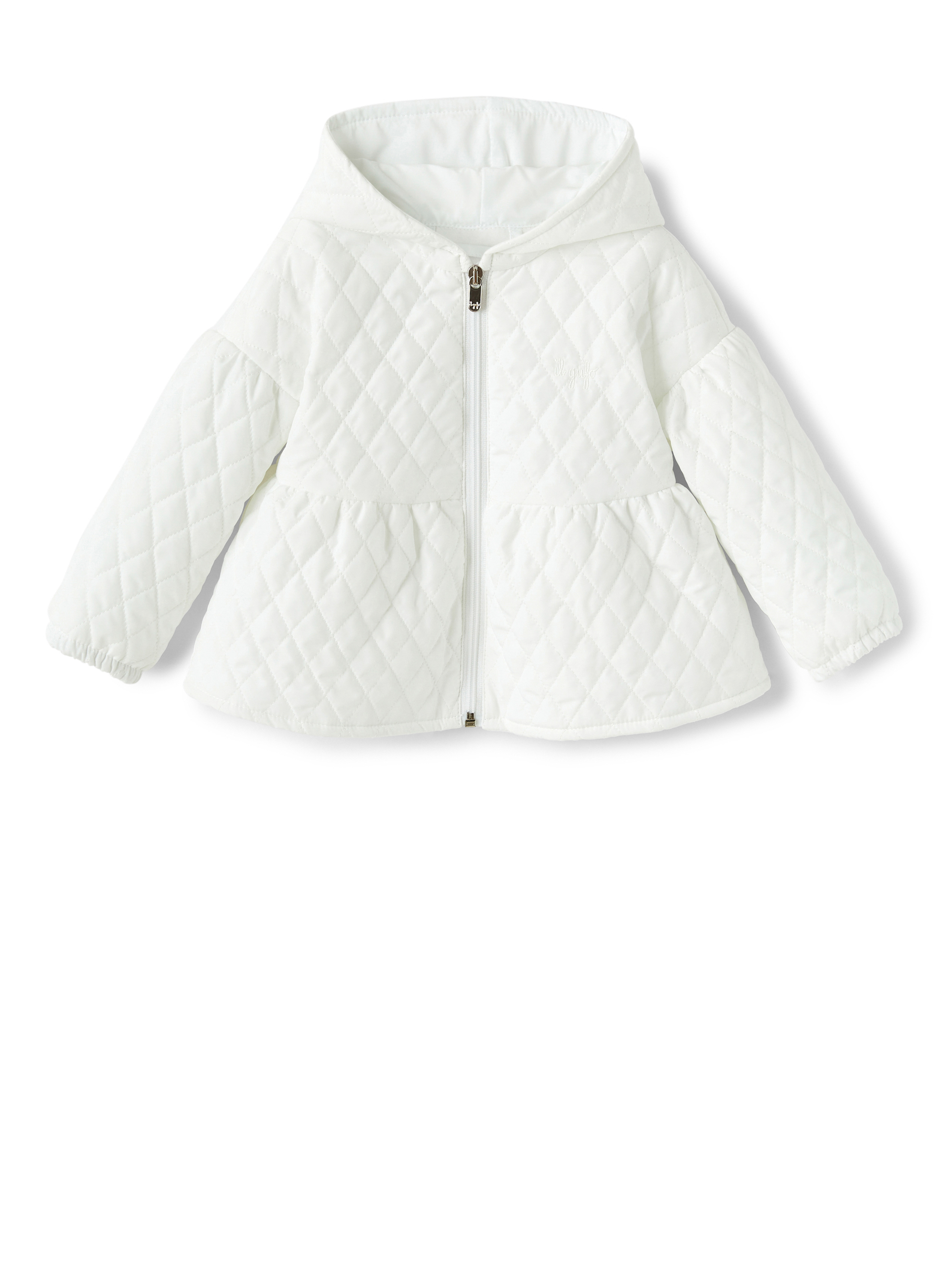 Padded jacket with hood - White | Il Gufo