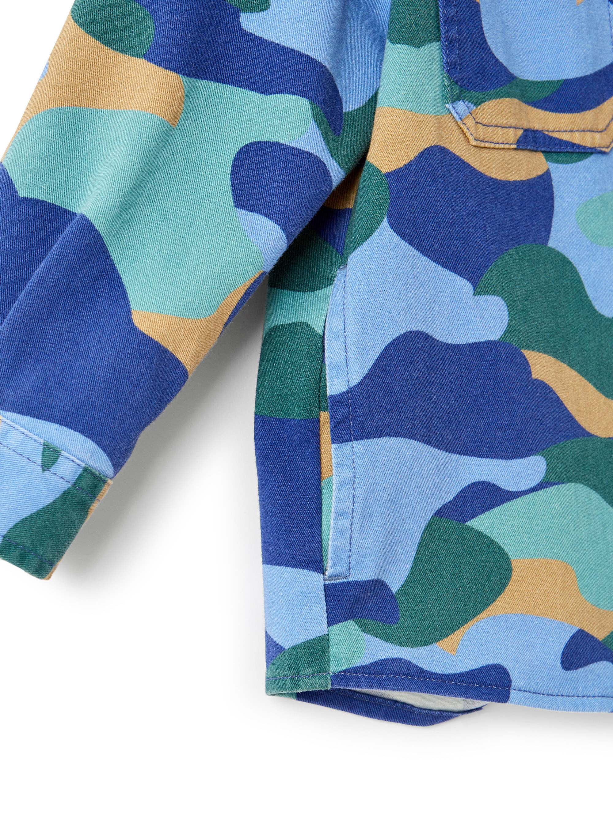 Camouflage patterned jacket - Blue | Il Gufo