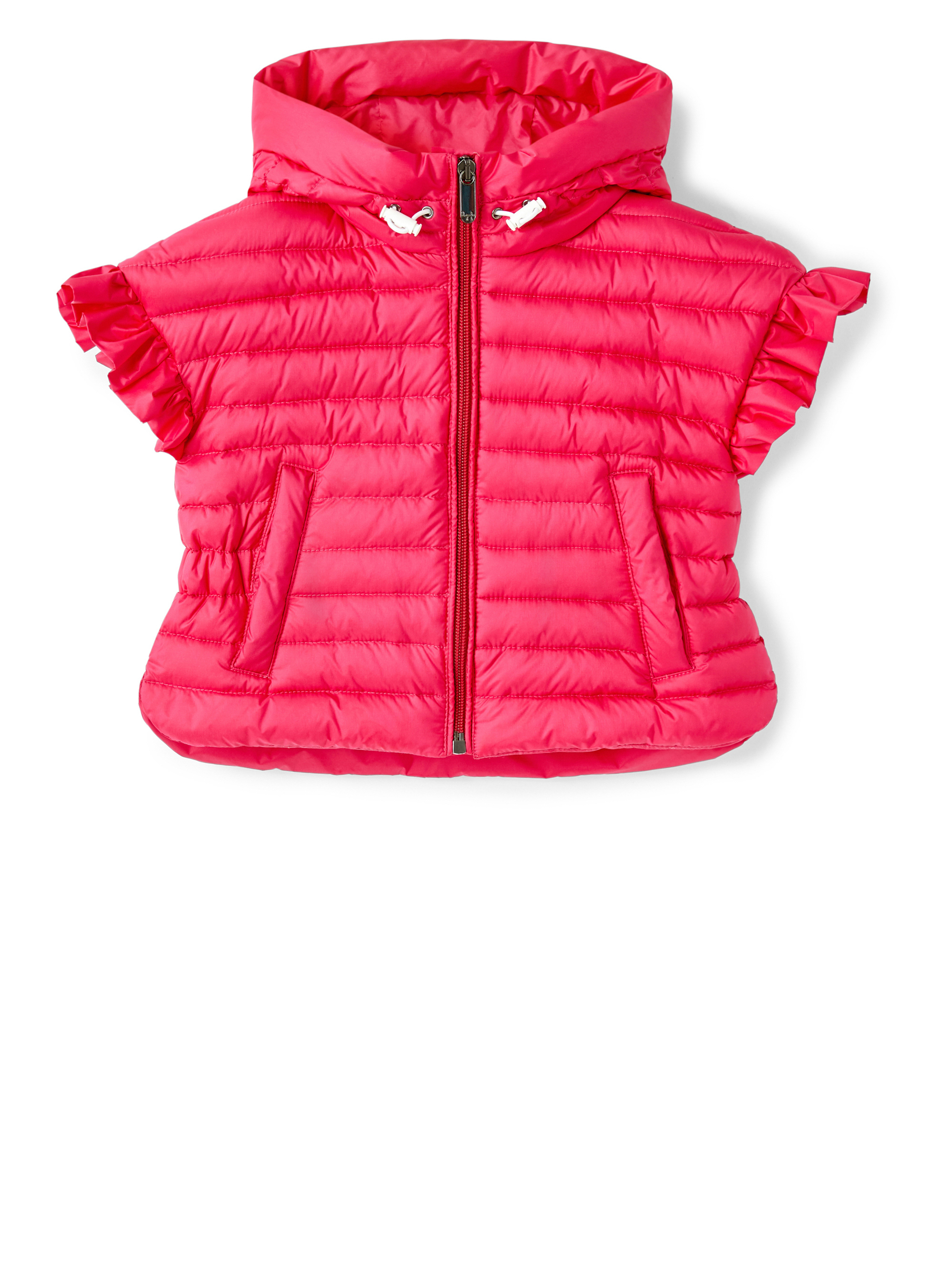 Red nylon down jacket with hood - Jackets - Il Gufo