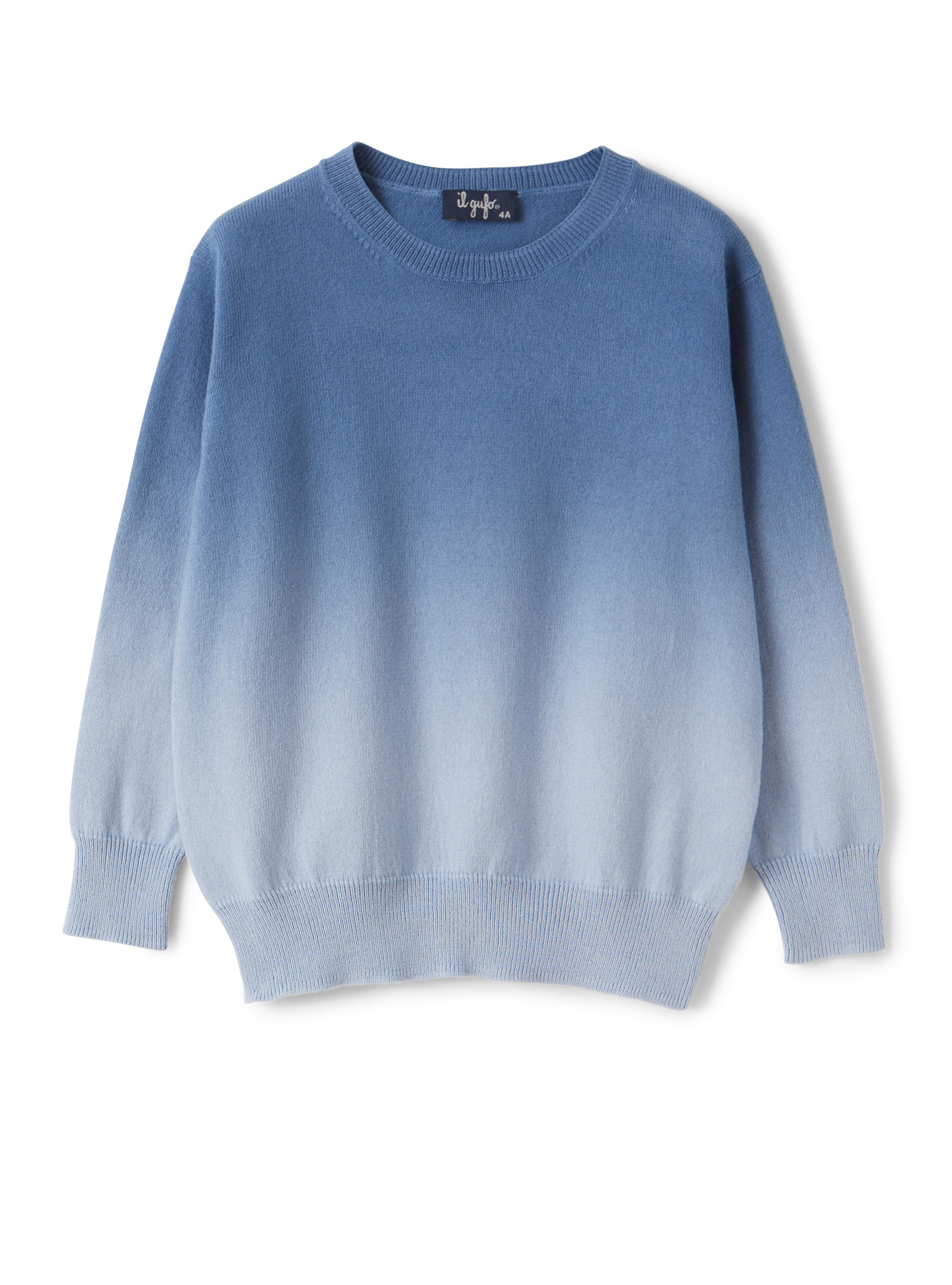 Faded effect crewneck sweater - Sweaters - Il Gufo