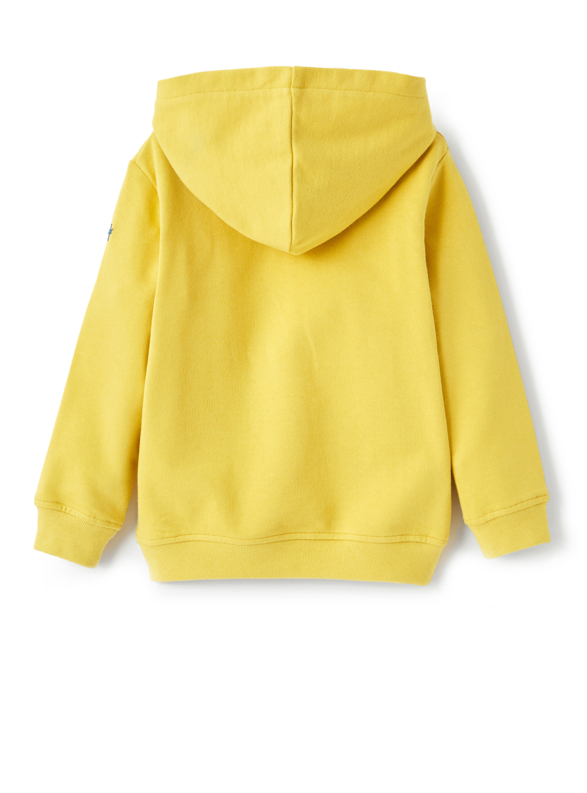 Printed hoodie - Yellow | Il Gufo