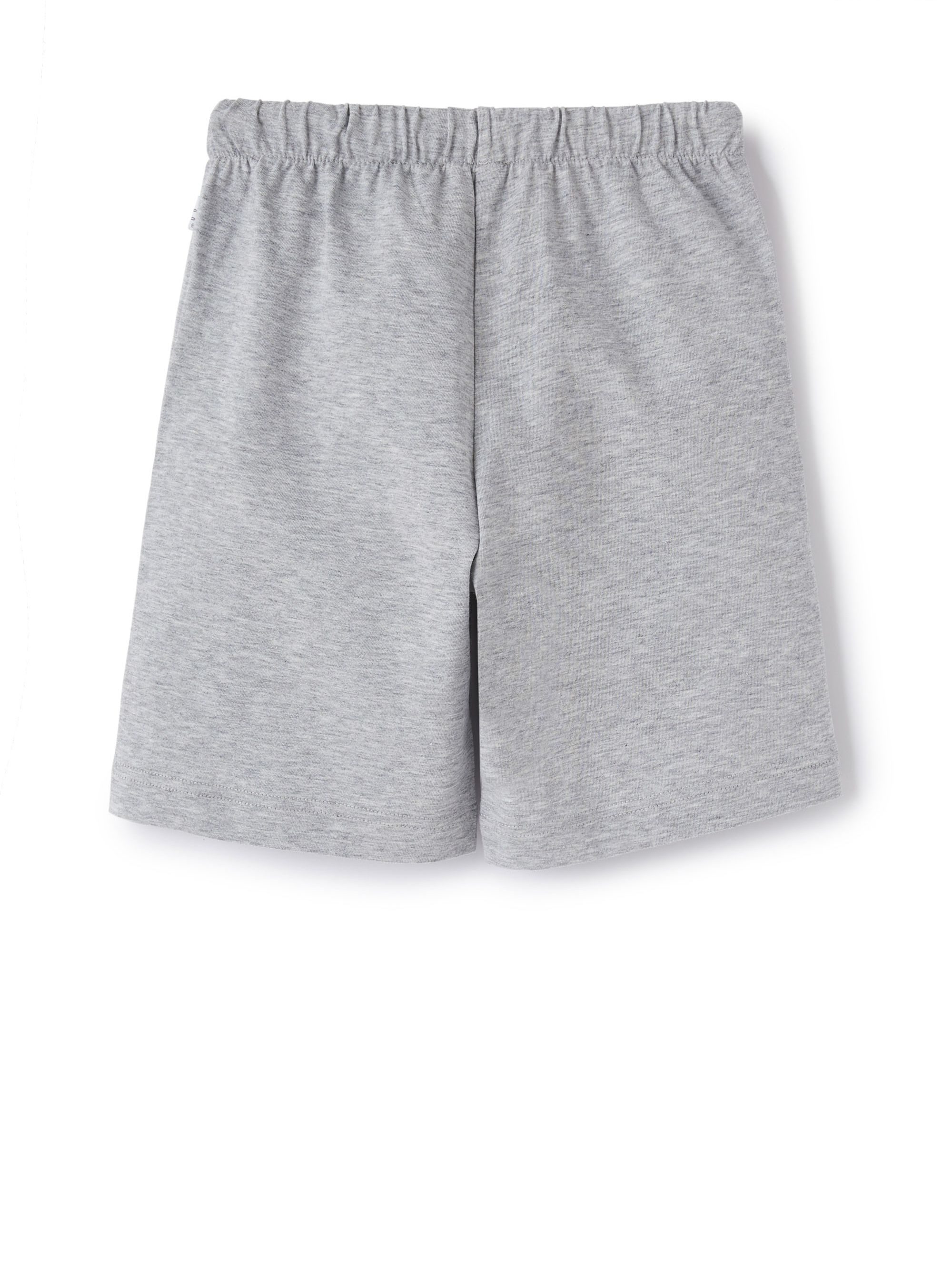 Grey stretch jersey Bermuda shorts - Grey | Il Gufo