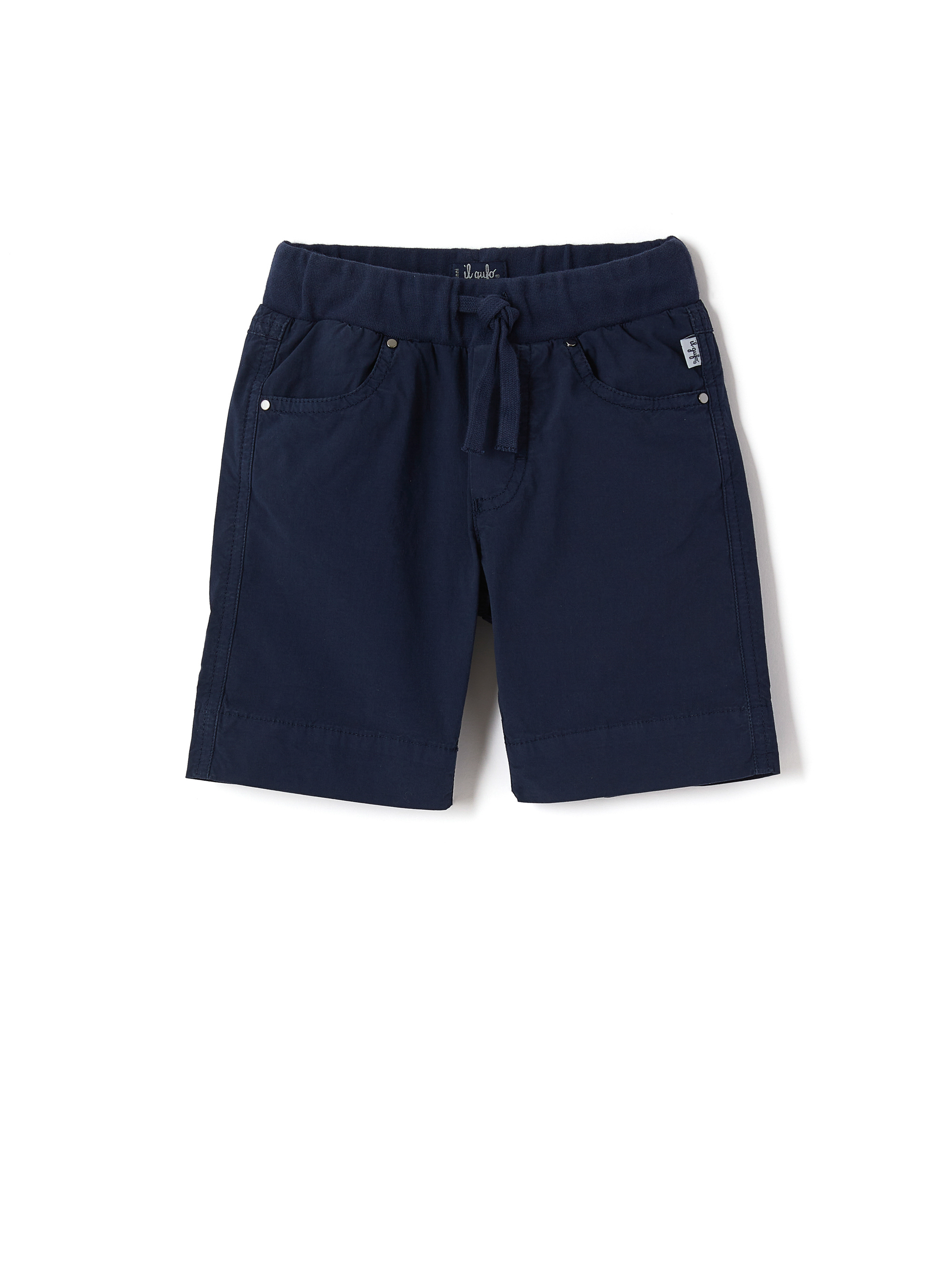 Bermuda-Shorts aus Popeline mit Gummizug - Hosen - Il Gufo