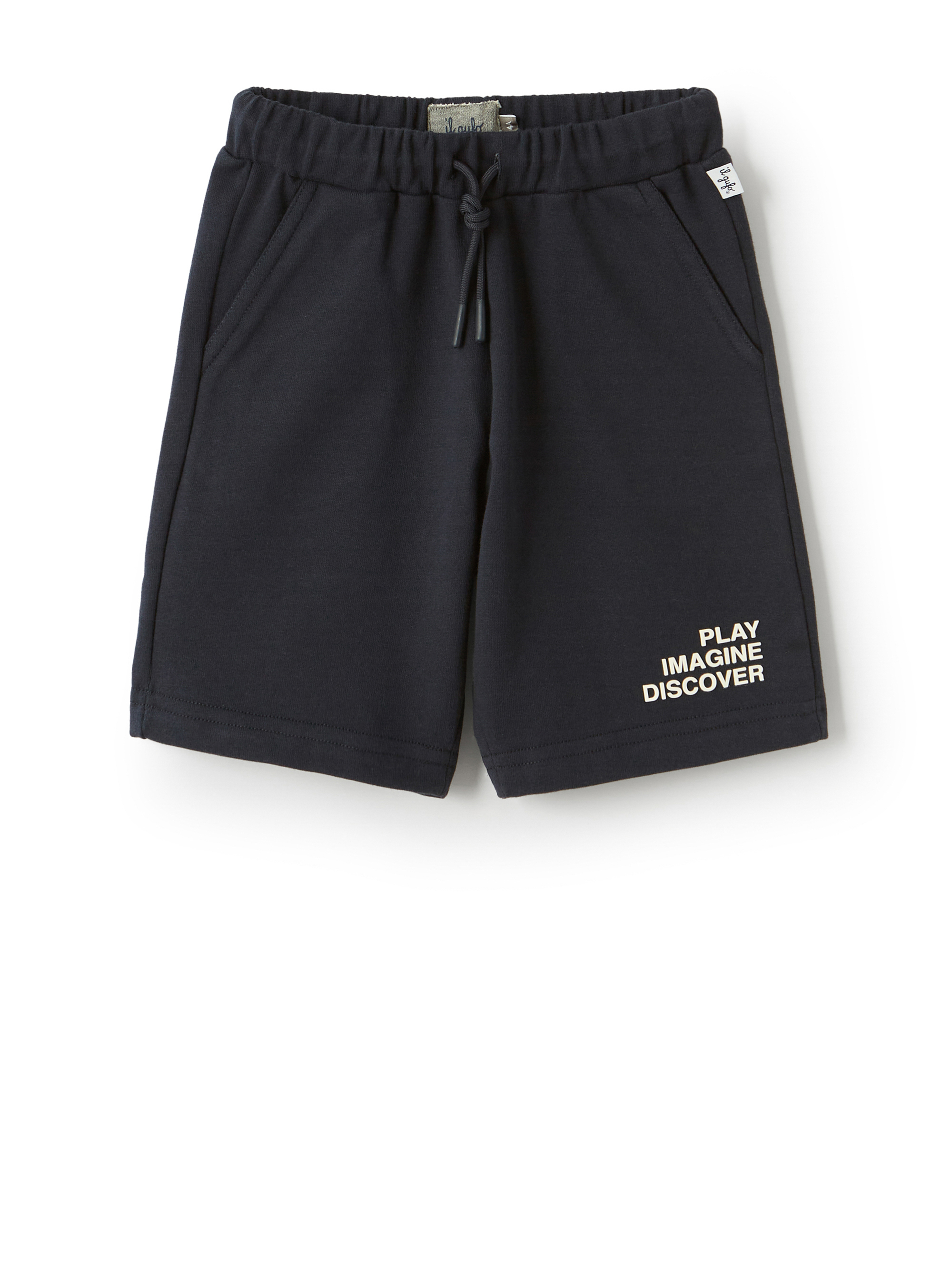 Blue fleece shorts - Trousers - Il Gufo