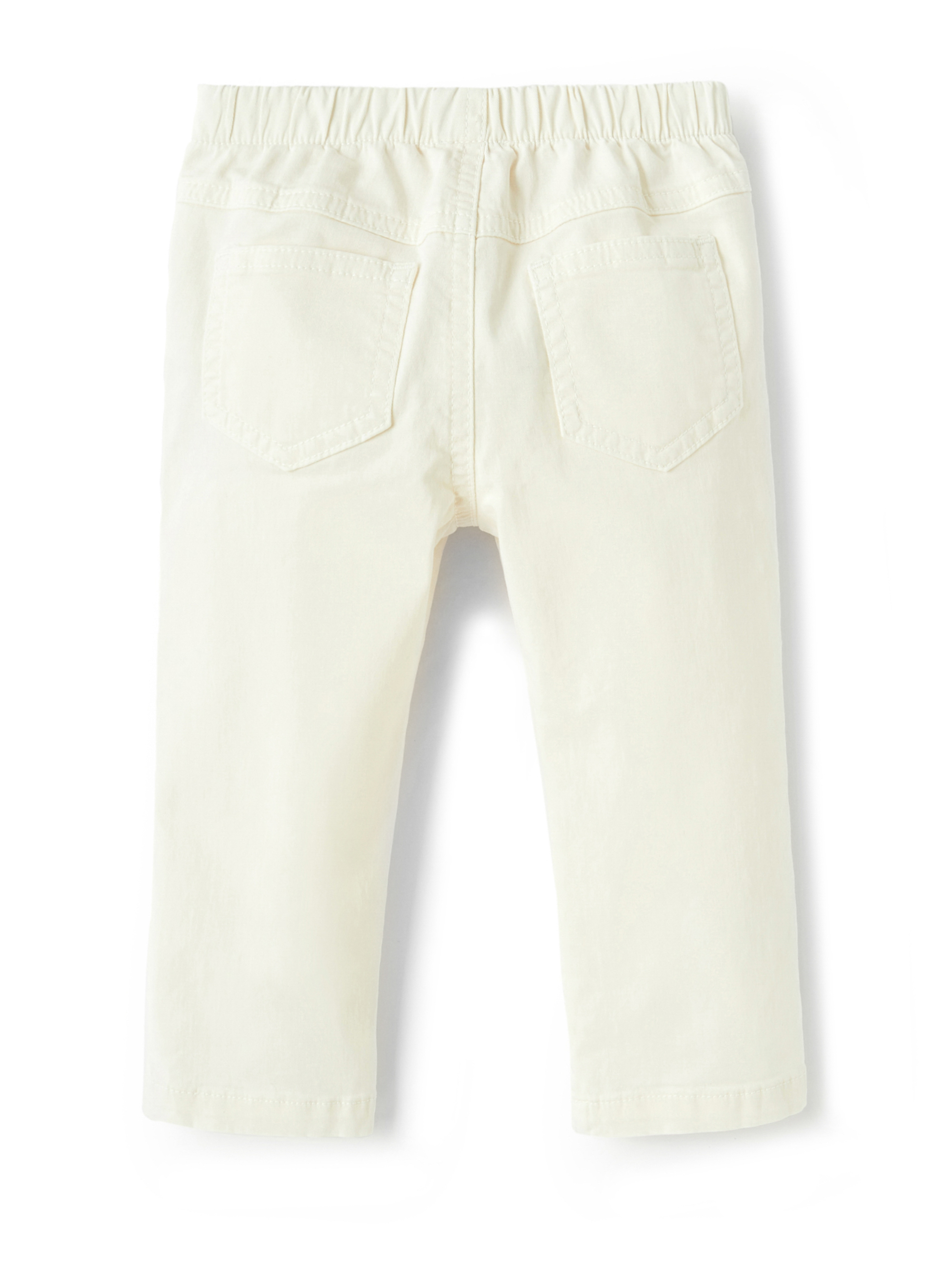 White gabardine trousers - Beige | Il Gufo