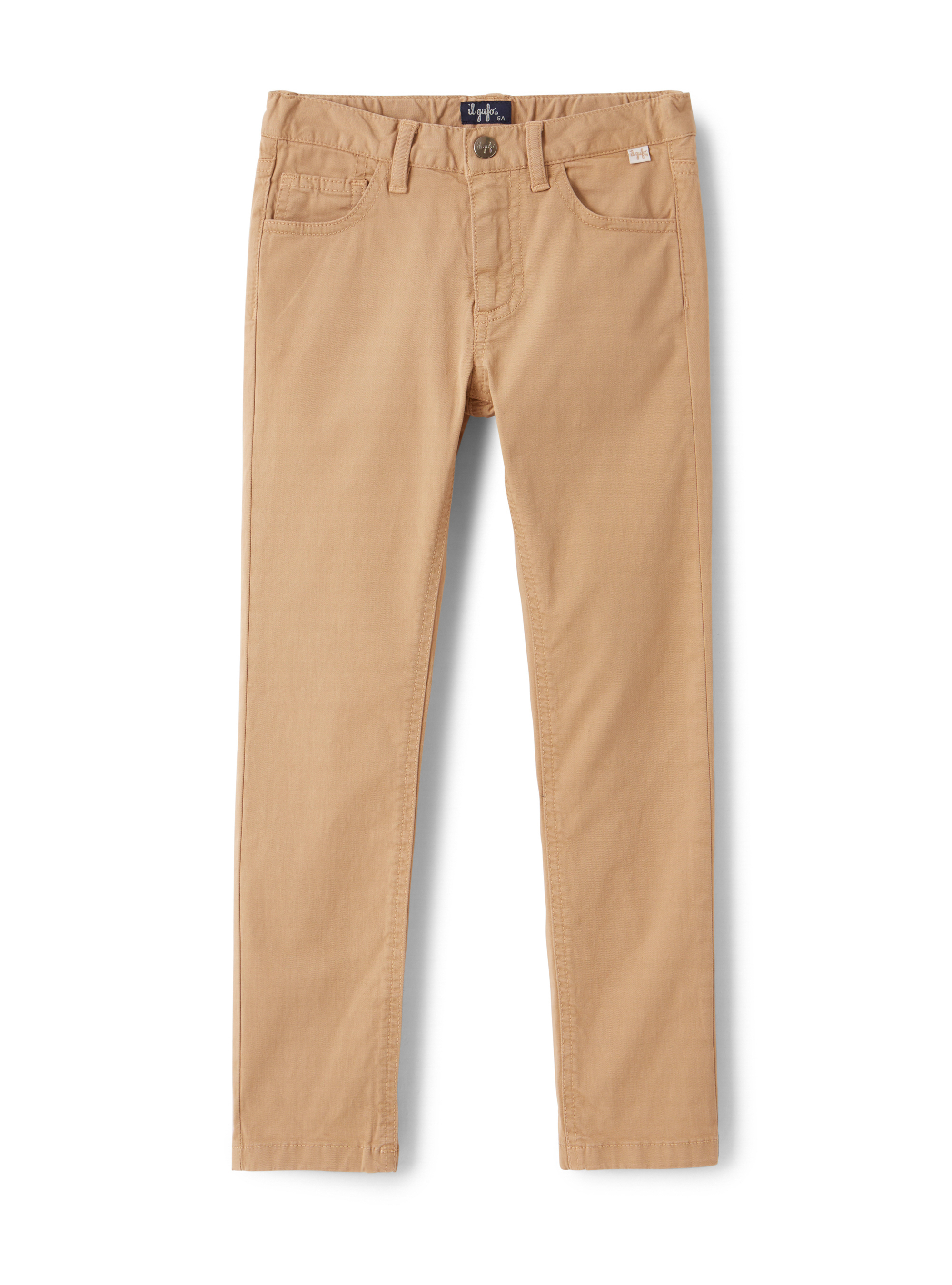 Pantalon en gabardine beige - Pantalons - Il Gufo