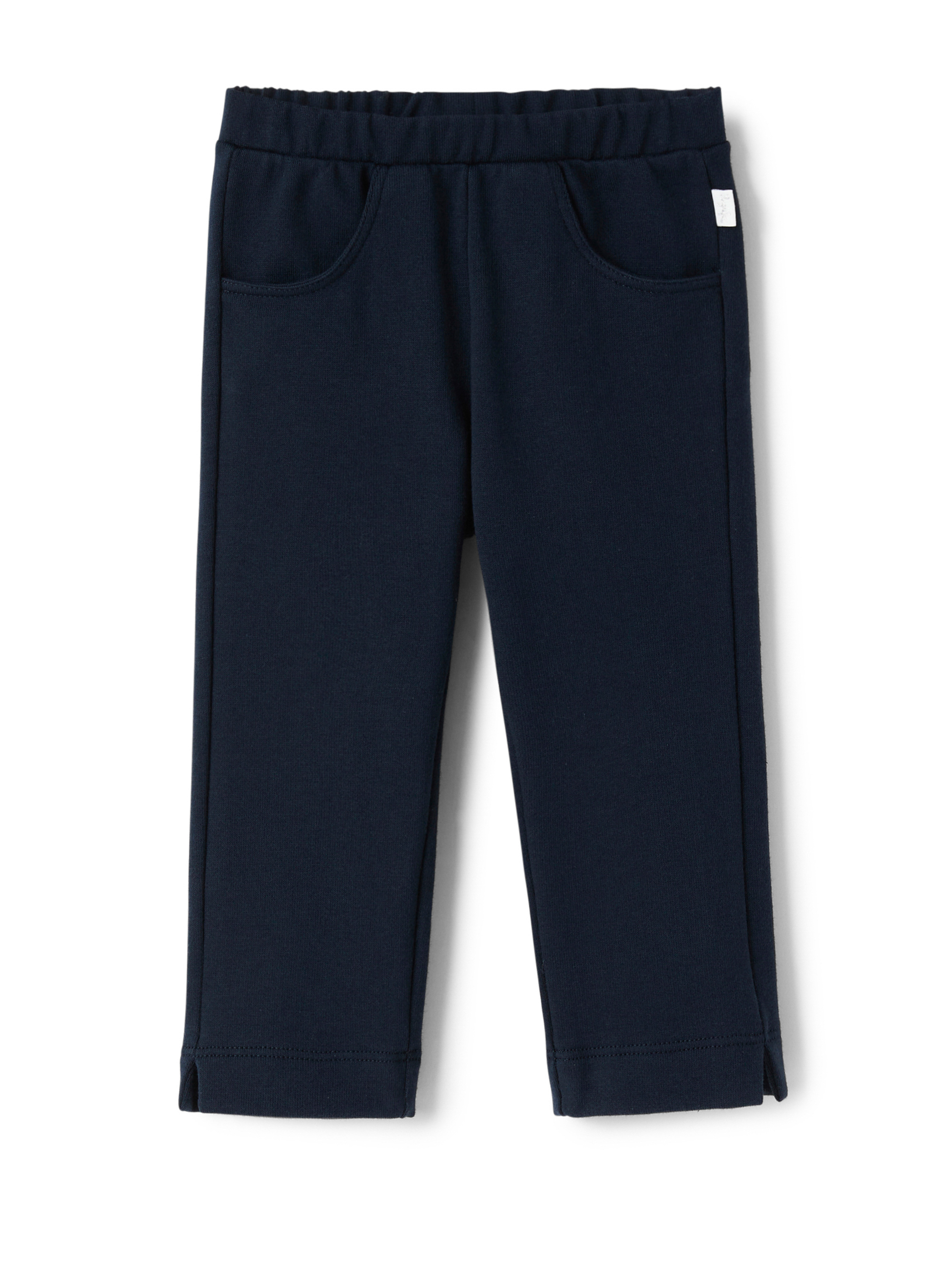 Navy blue fleece trousers - Blue | Il Gufo