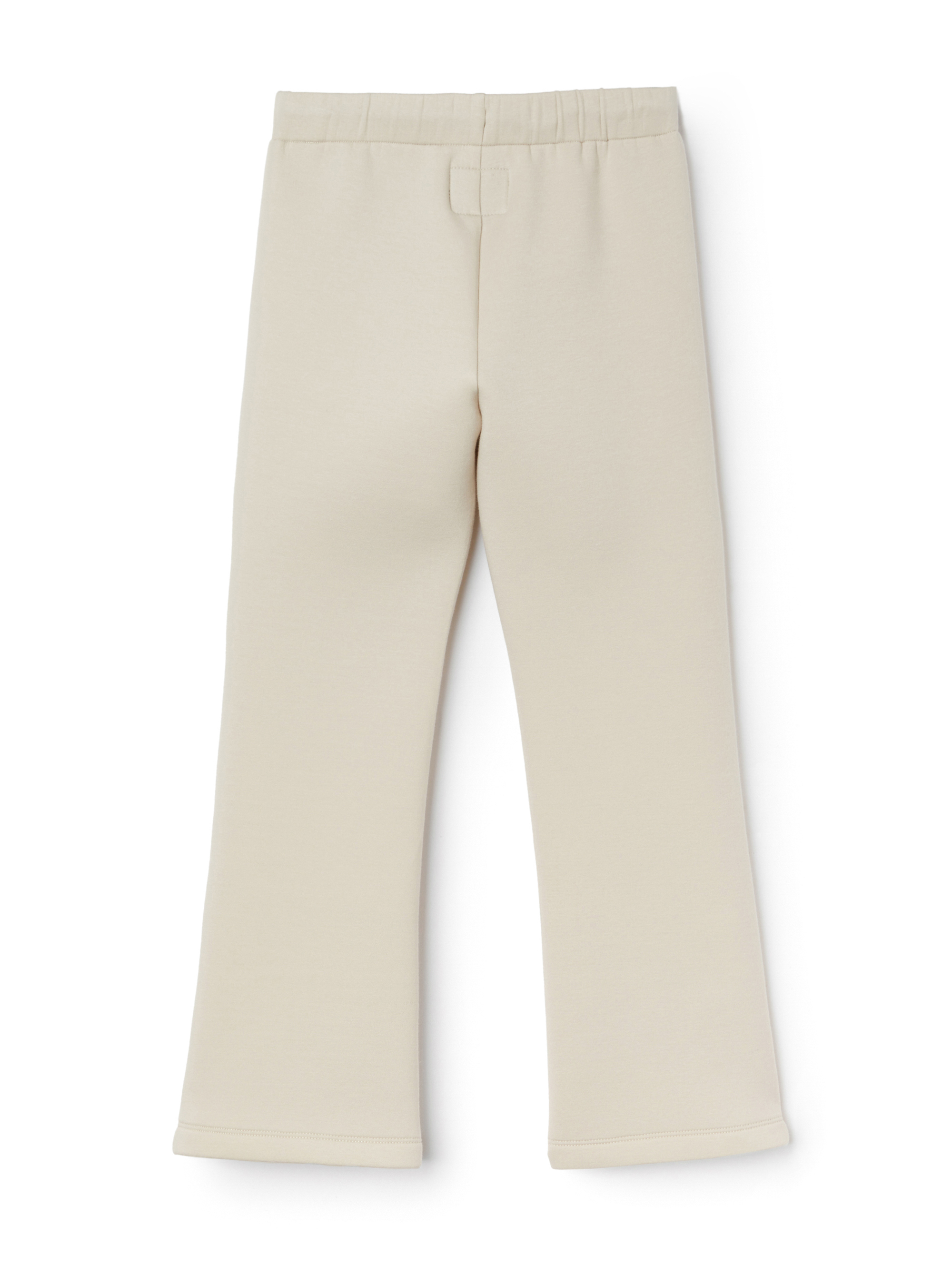Pantalone bonded svasato - Beige | Il Gufo