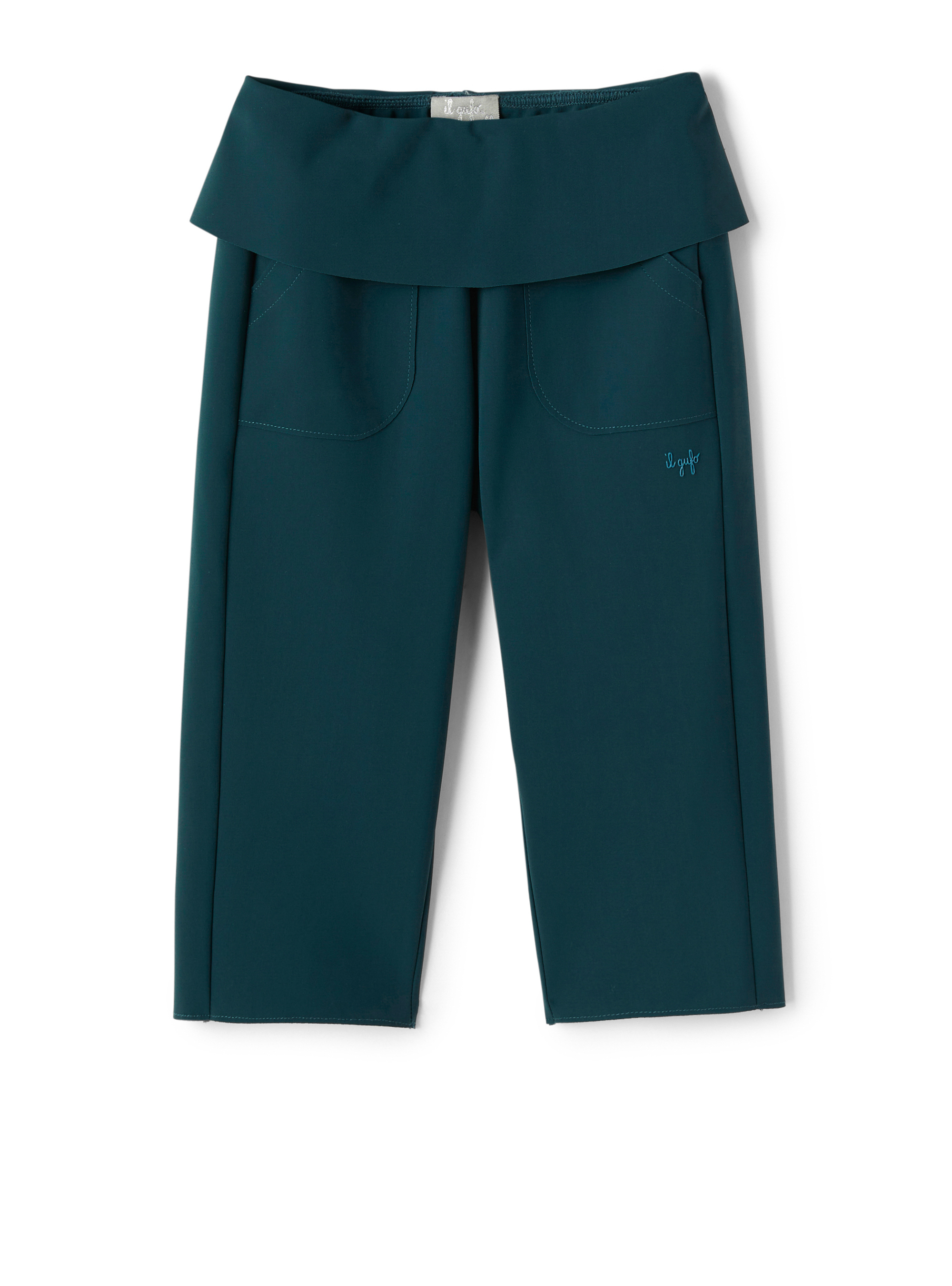 Sensitive® Fabrics teal trousers - Trousers - Il Gufo