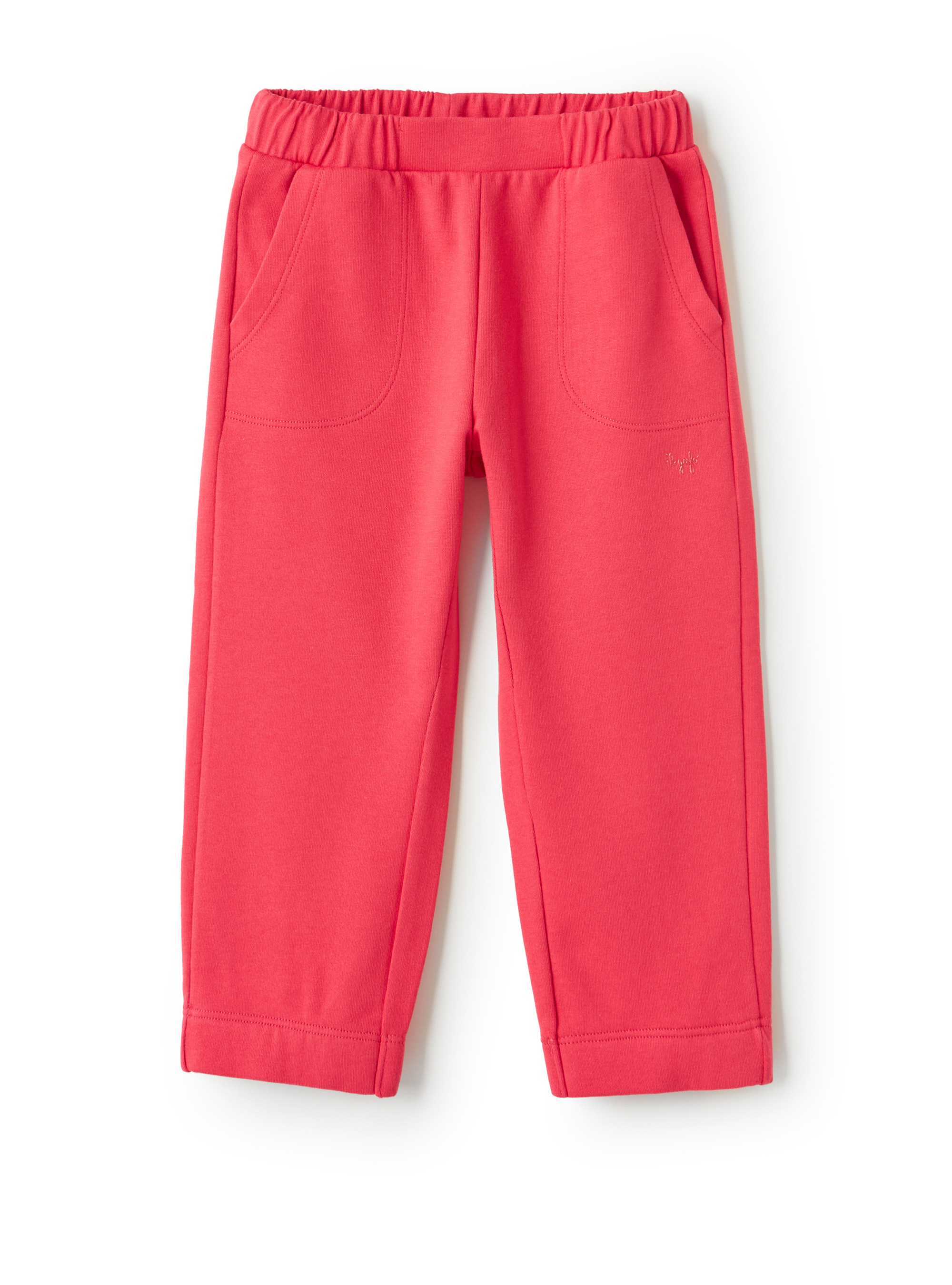Pantaloni in felpa rosso carminio - Pantaloni - Il Gufo