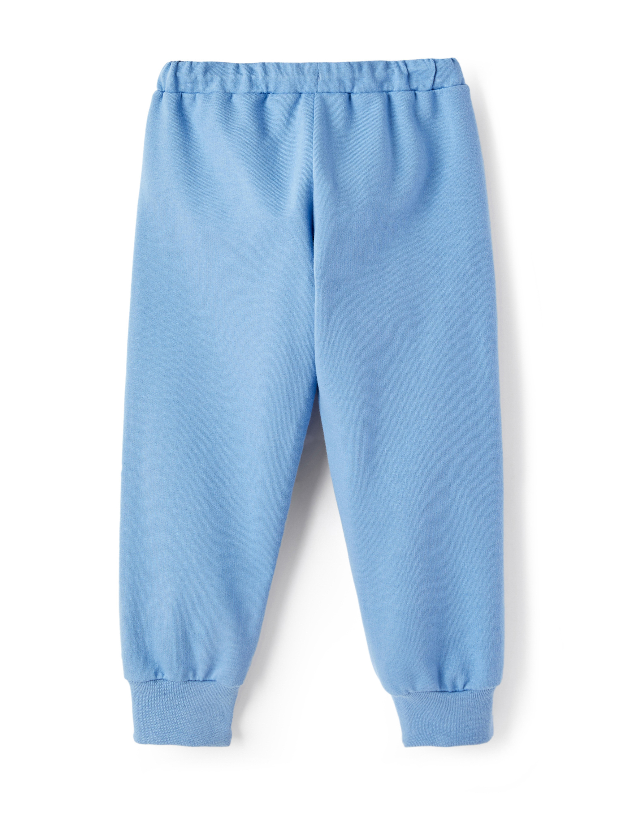 Pantalon de jogging en molleton bleu clair - Bleu | Il Gufo
