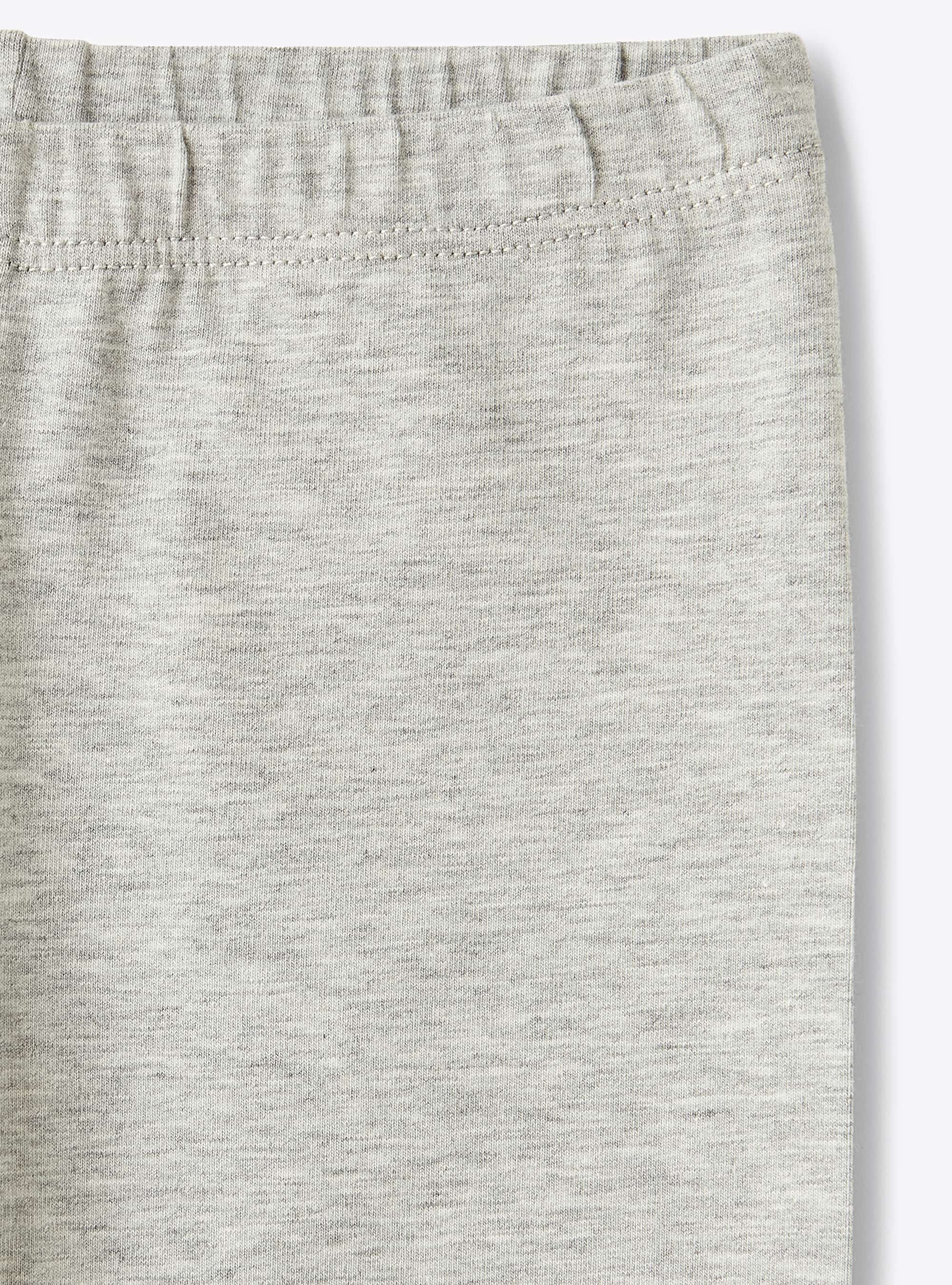 Grey stretch jersey leggings - Grey | Il Gufo