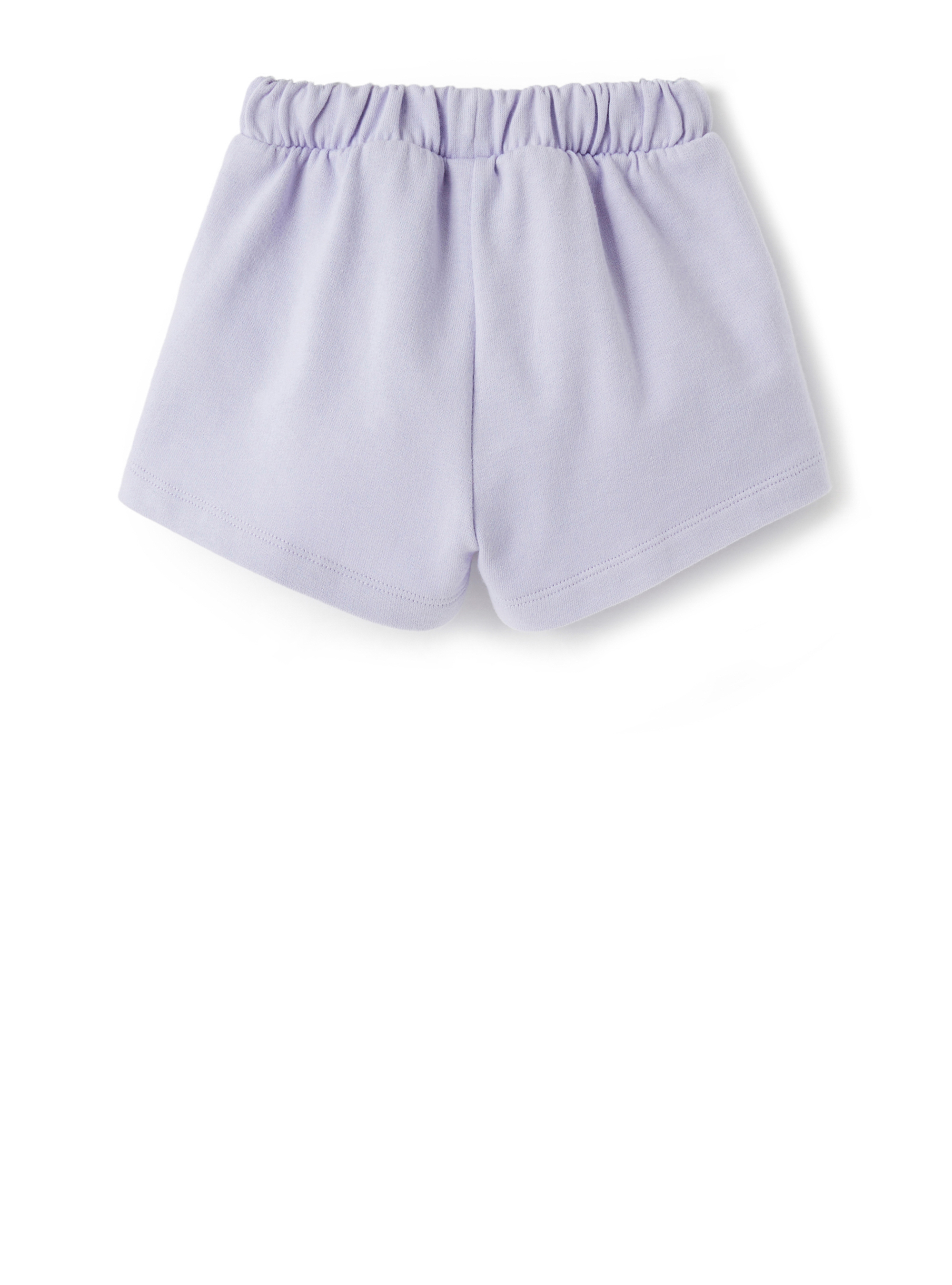 Shorts in felpa lilla - Lilla | Il Gufo