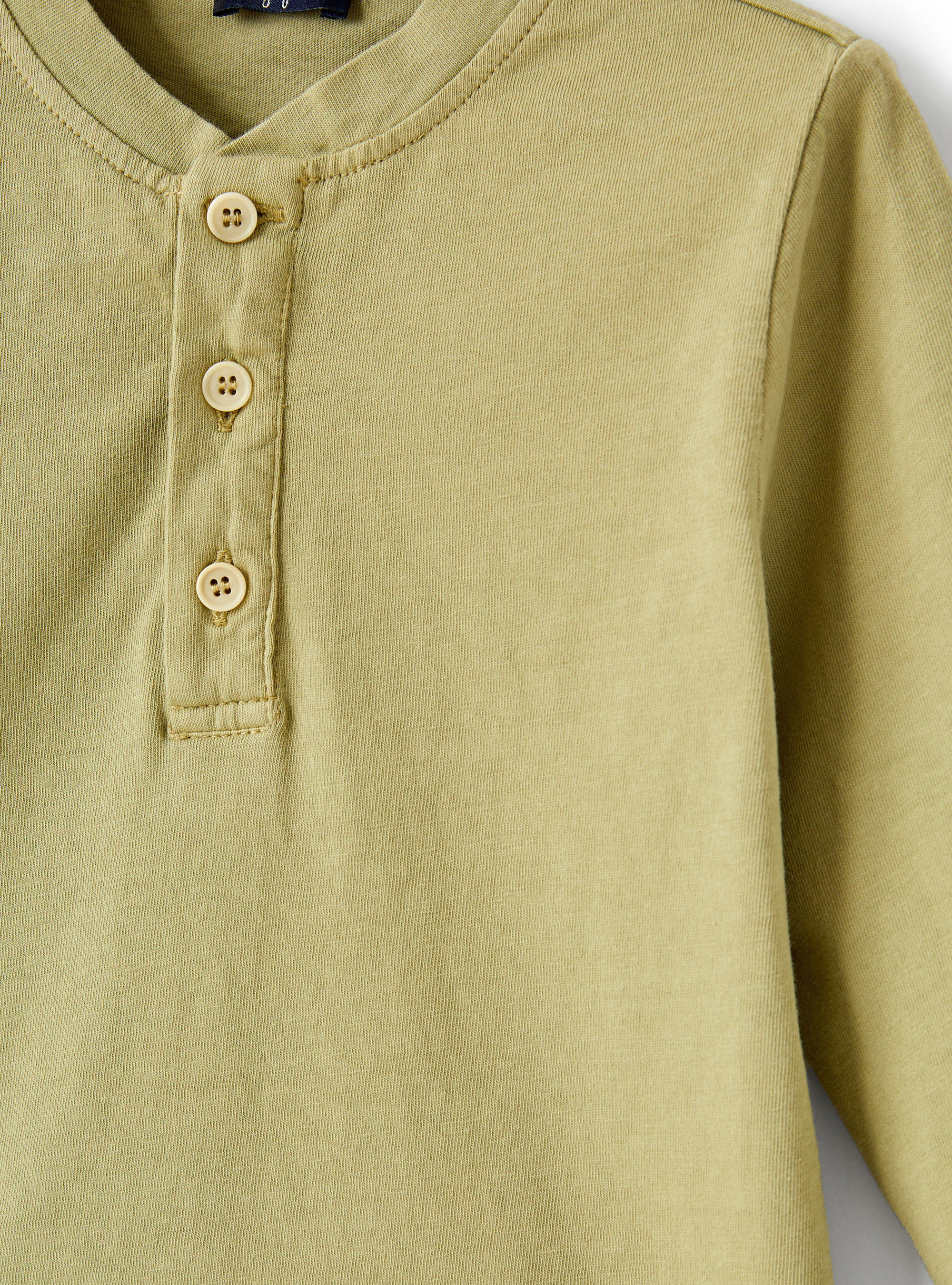 Maglia in jersey organico verde - Verde | Il Gufo