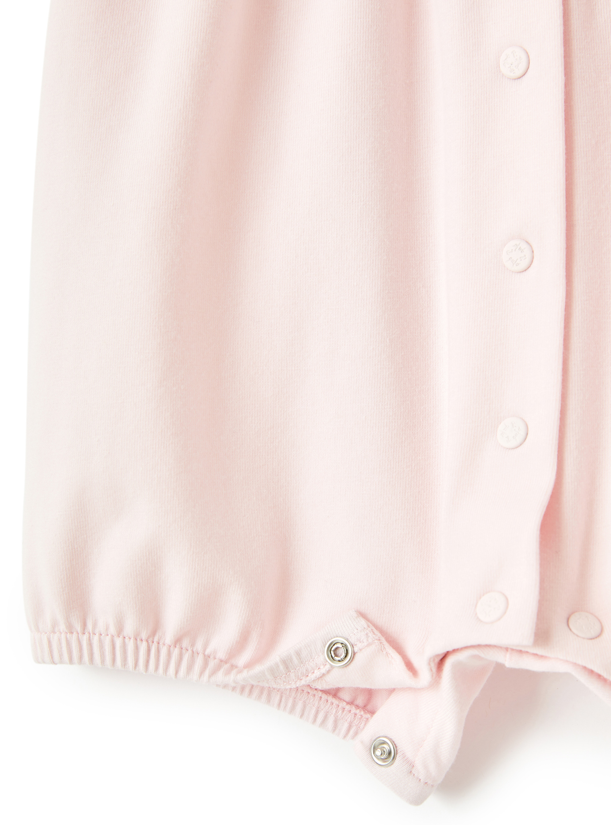 Pink romper with ruffles - Pink | Il Gufo
