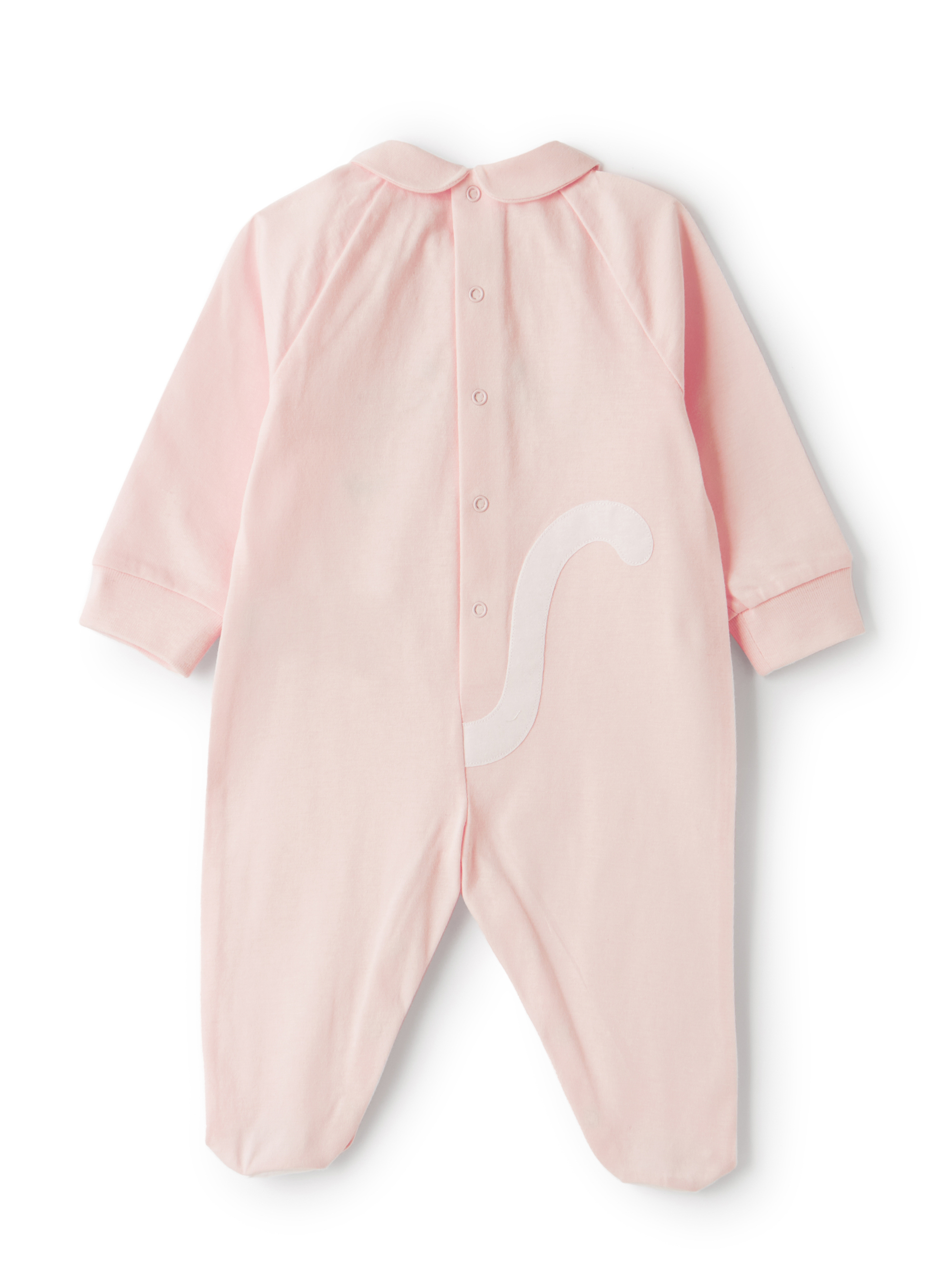 Pink onesie with cat face - Pink | Il Gufo