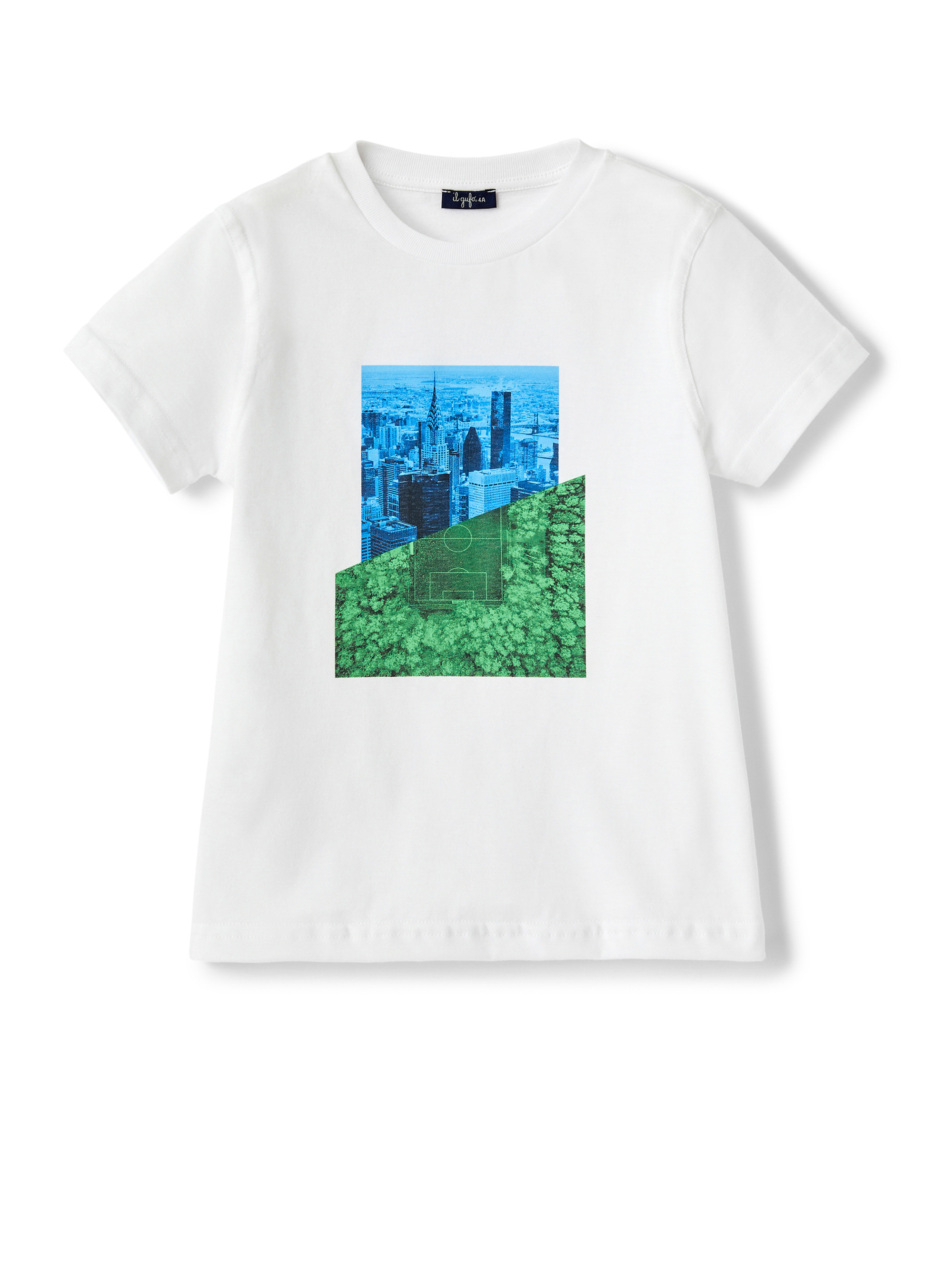 T-shirt con stampa geometrica - T-shirt - Il Gufo