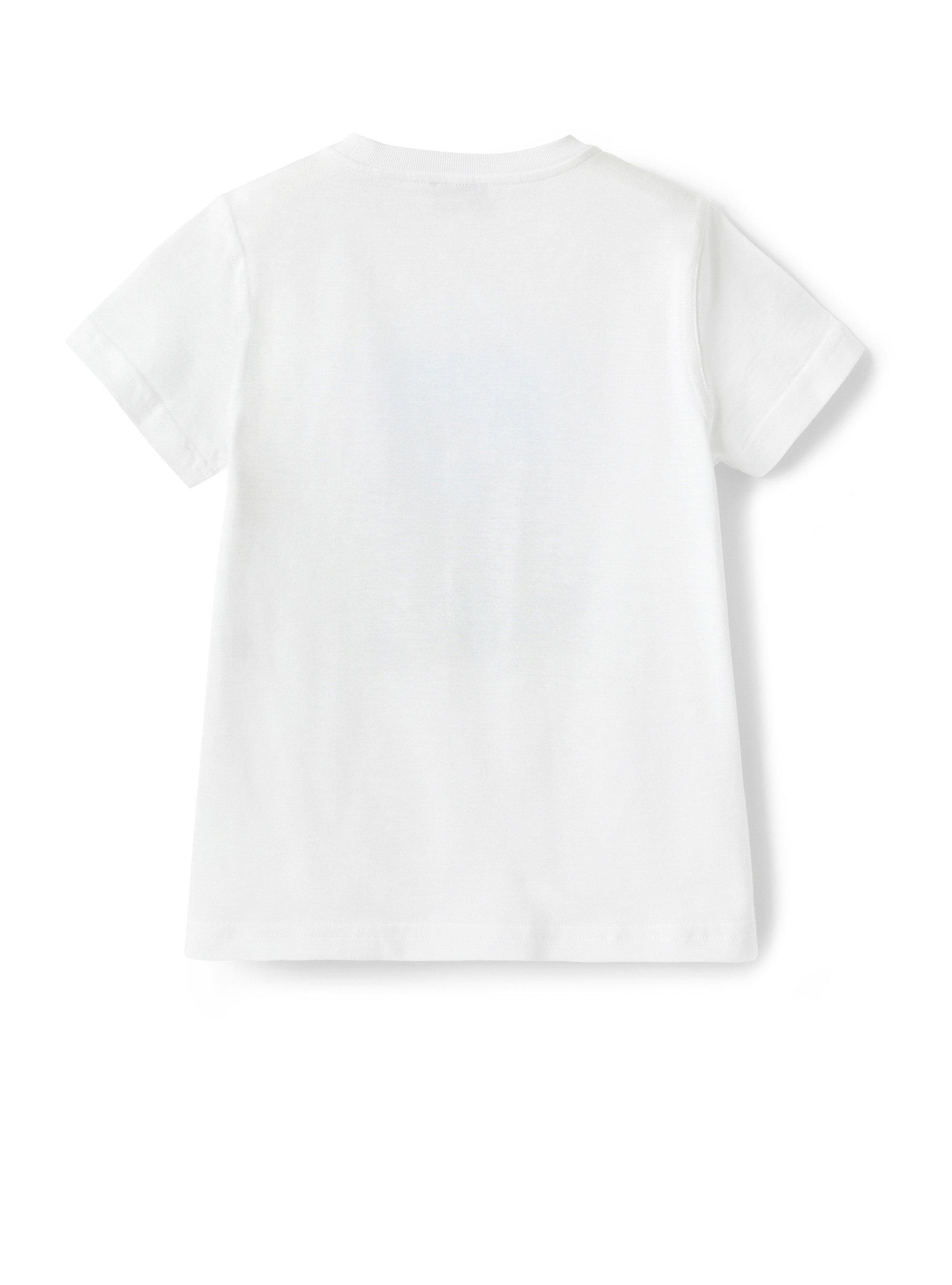T-shirt with geometric print - White | Il Gufo