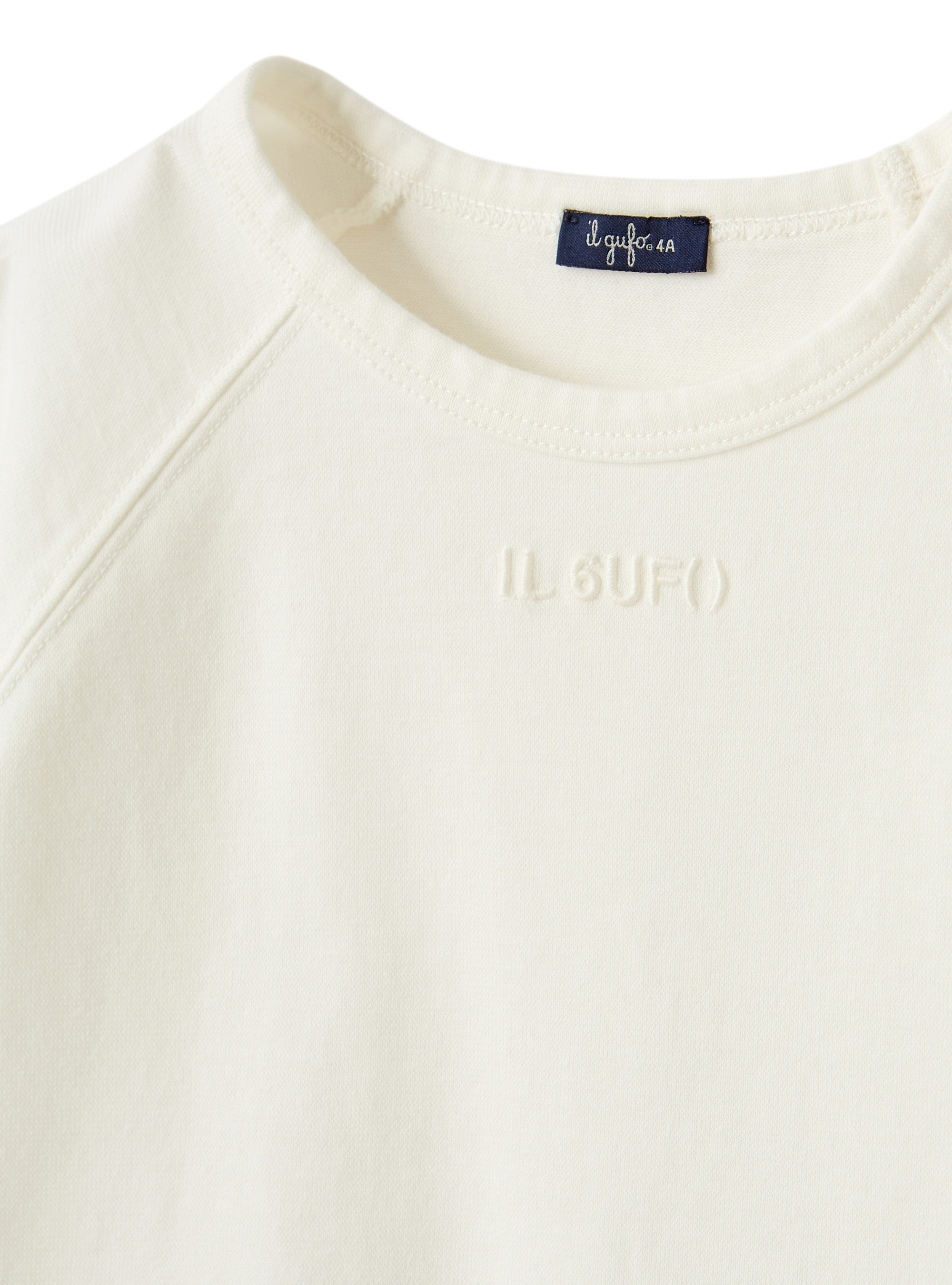 T-shirt en jersey épais blanc - Blanc | Il Gufo