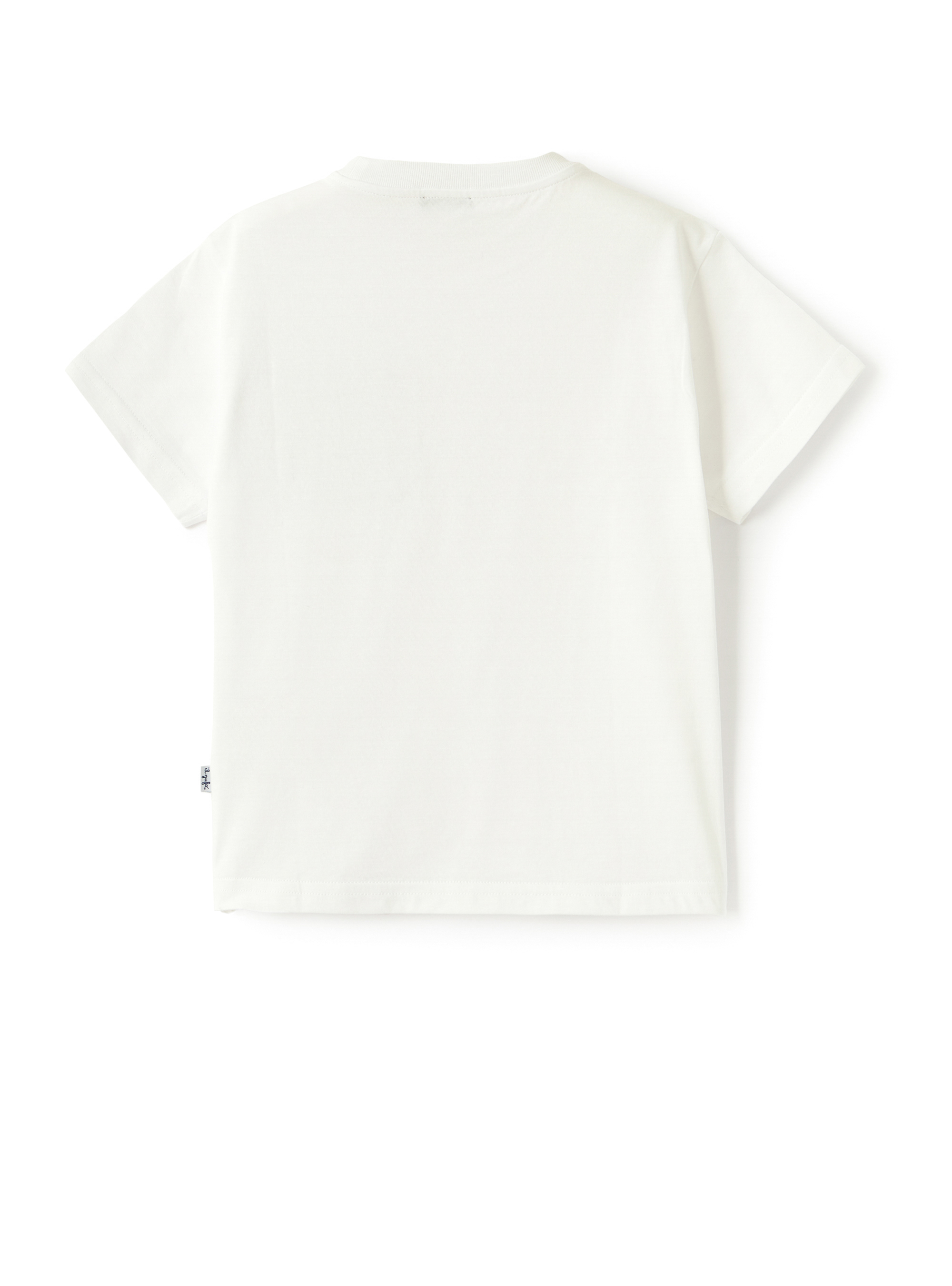 T-shirt with camouflage pocket - White | Il Gufo