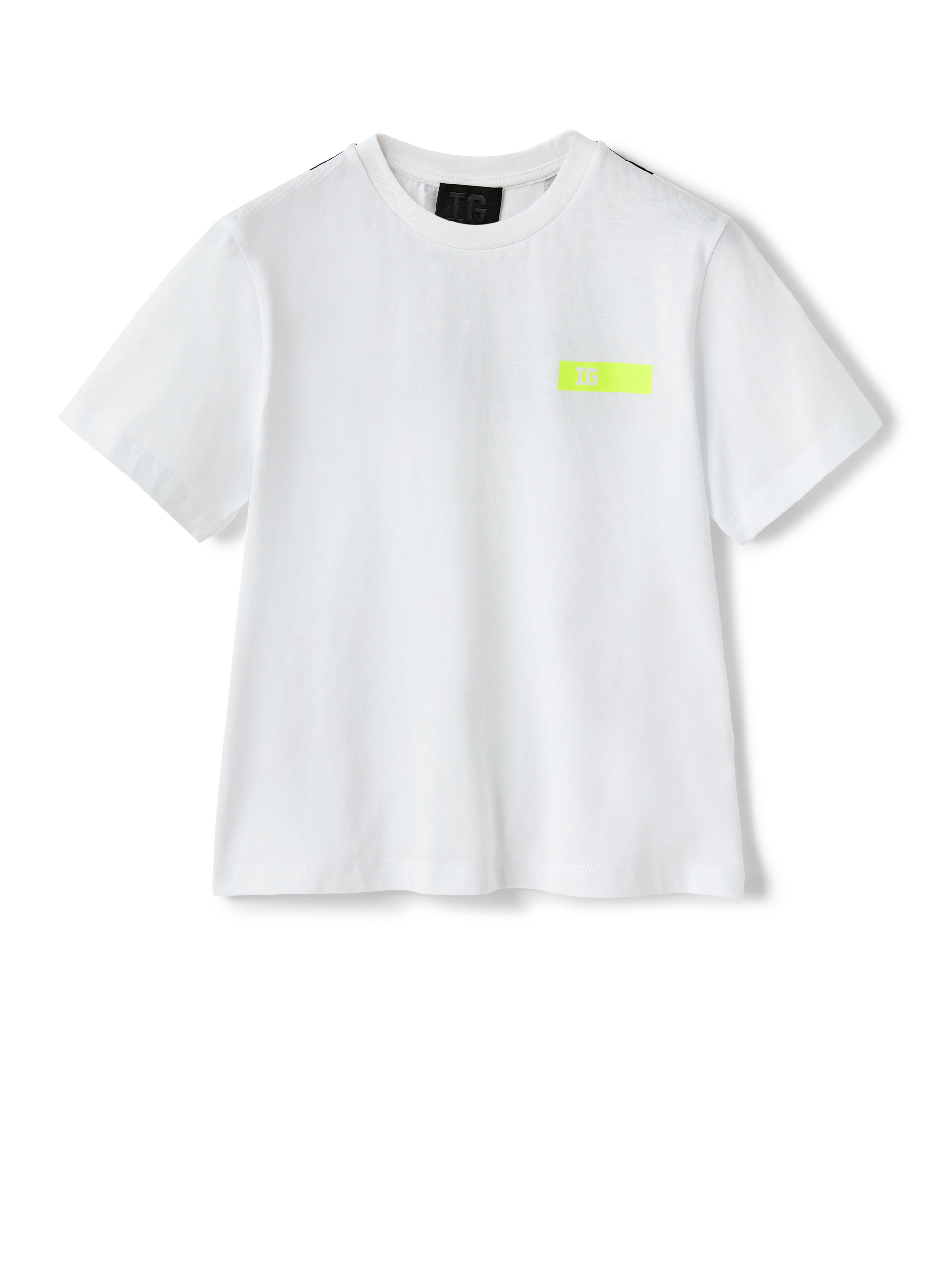 Normal geschnittenes T-Shirt mit Logo - Weiss | Il Gufo