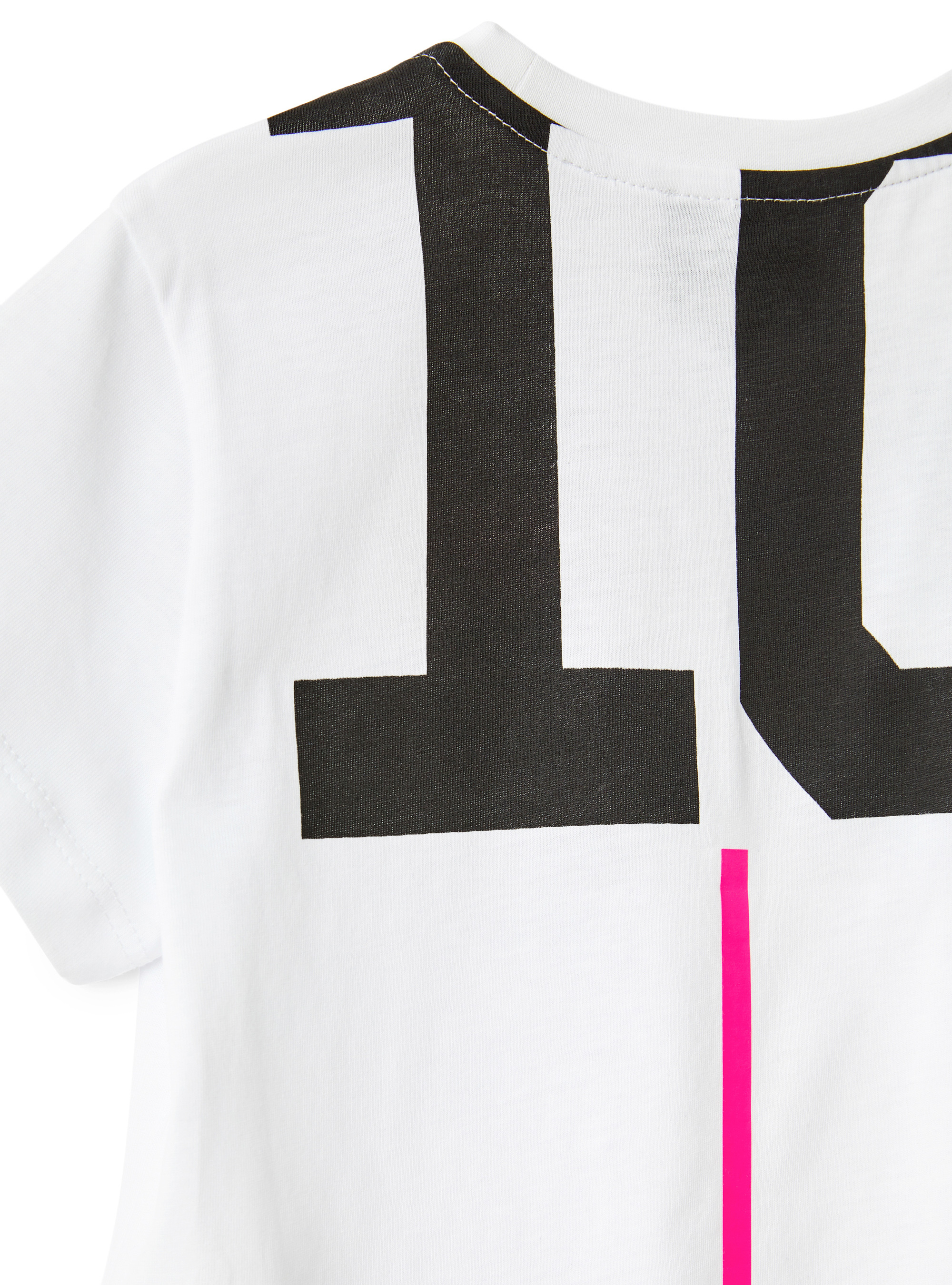 T-shirt boxy con logo e nastratura - Bianco | Il Gufo