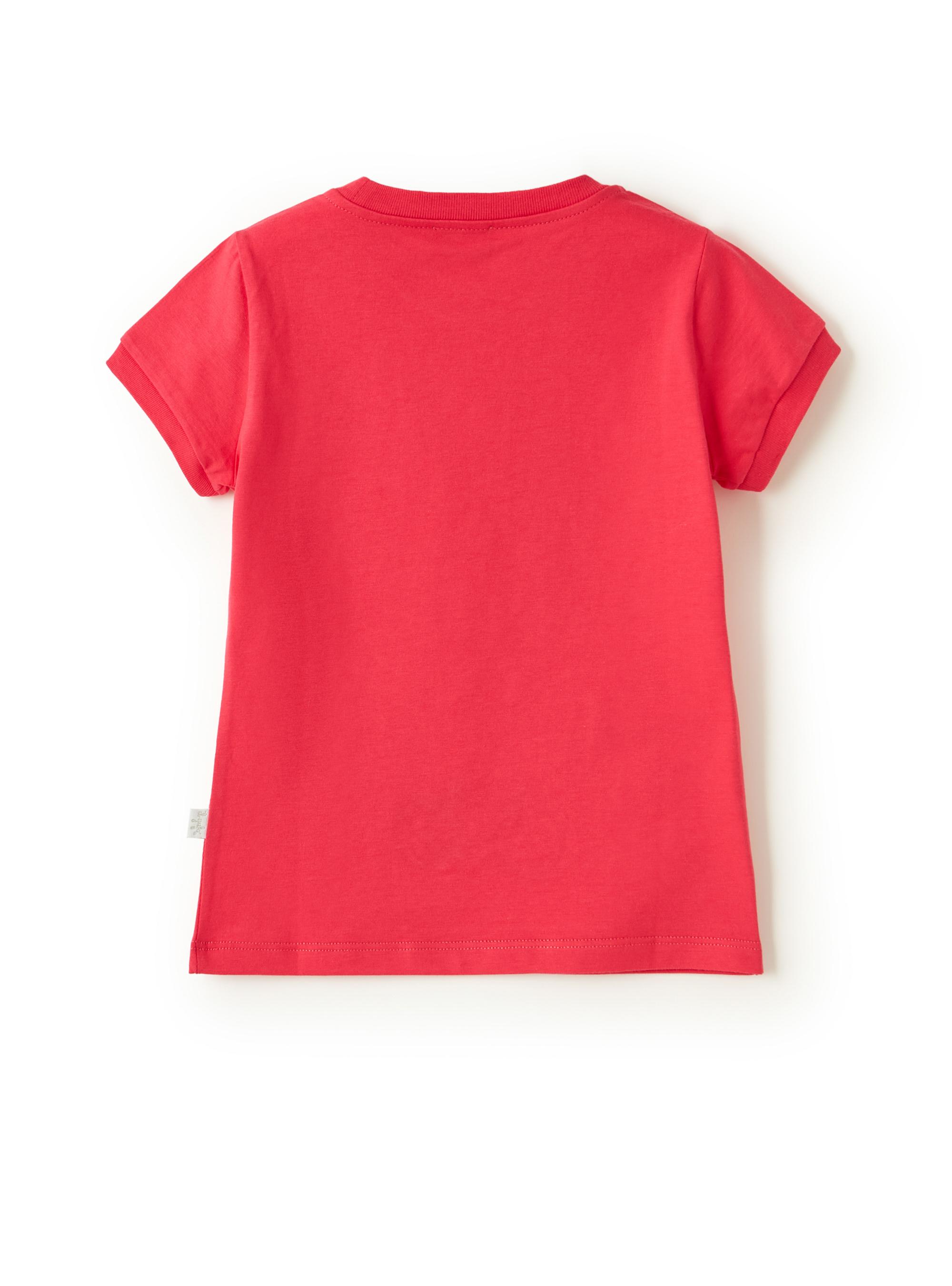 Red T-shirt with Bicycle print - Red | Il Gufo