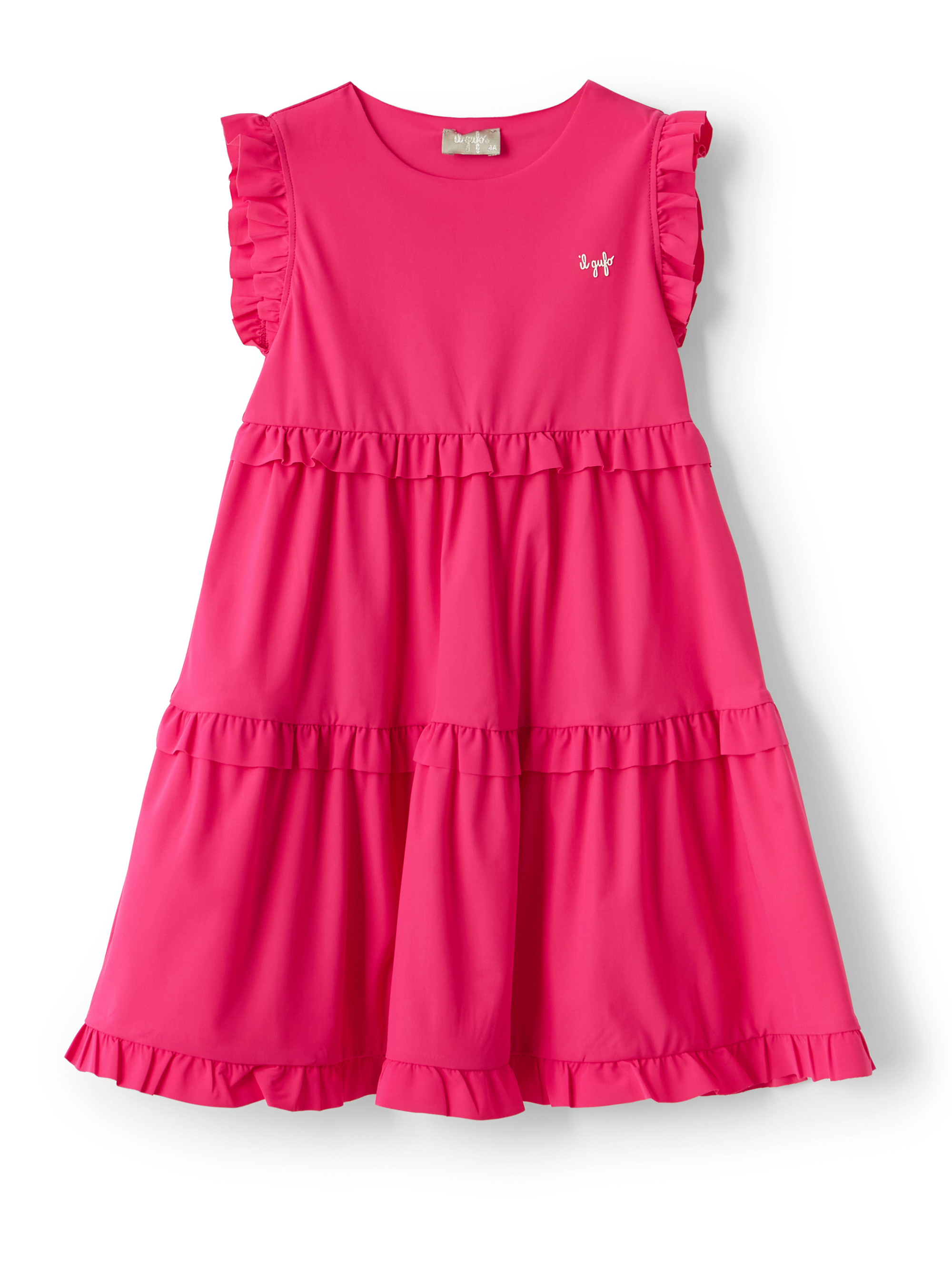 Fuchsiafarbenes Kleid aus Sensitive® Fabrics - Kleider - Il Gufo